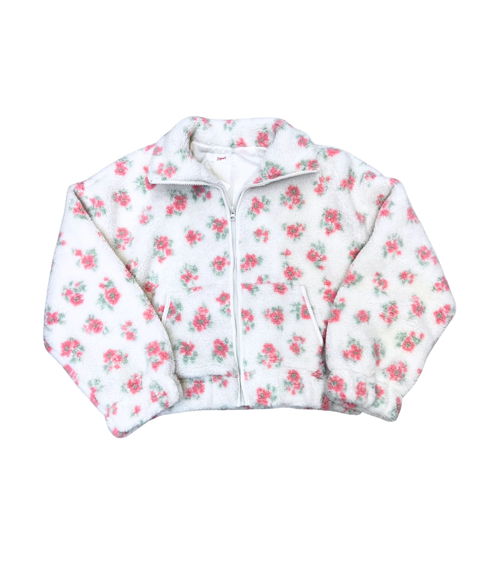 8apart Women Camille Ditsy Floral Fleece Jacket - Image 6