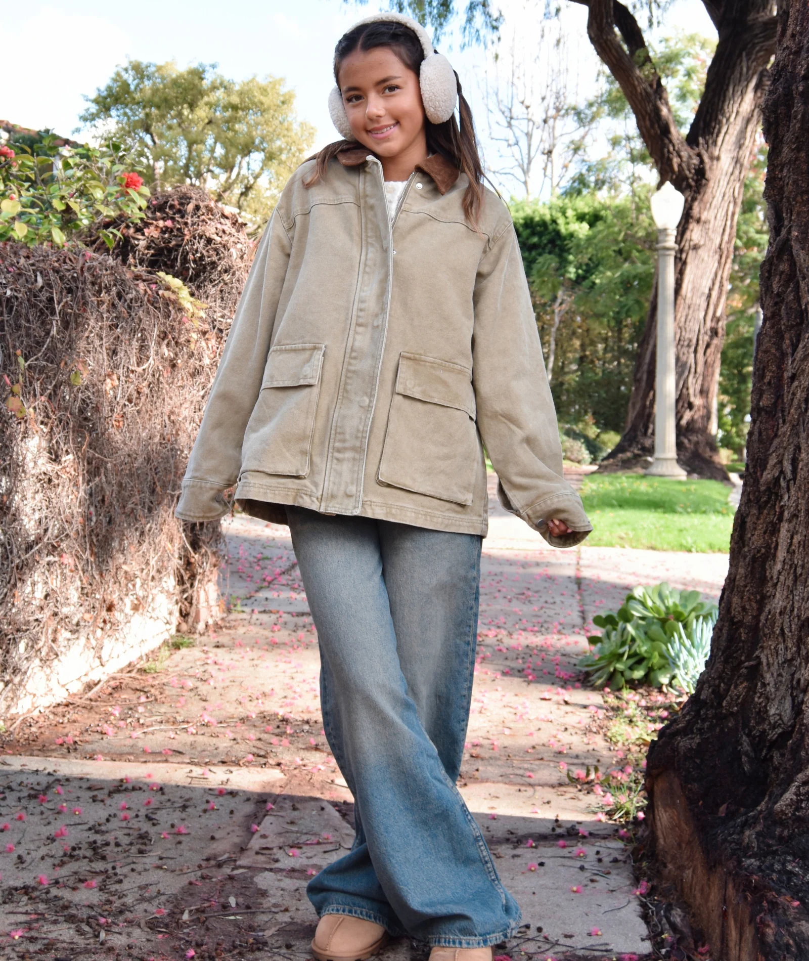 8apart Women Smith Vintage Wash Barn Jacket - Image 2
