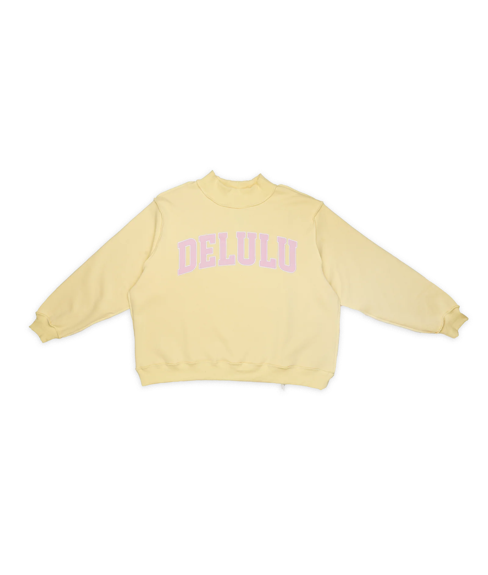 8apart Women Delulu Mock Neck Crew Sweatshirt - Image 4