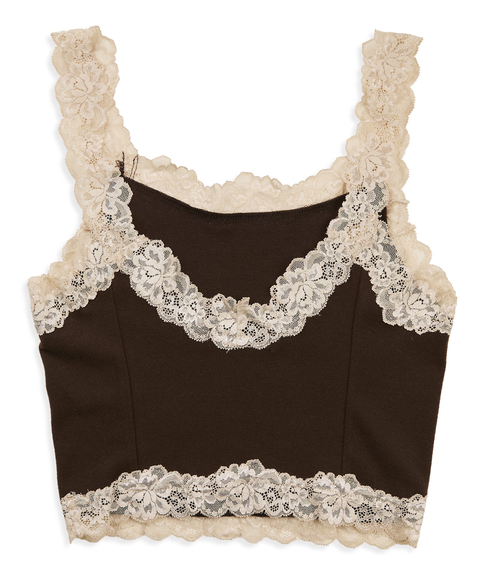 8apart Women Fitch Floral Lace Strap Crop Cami - Image 4