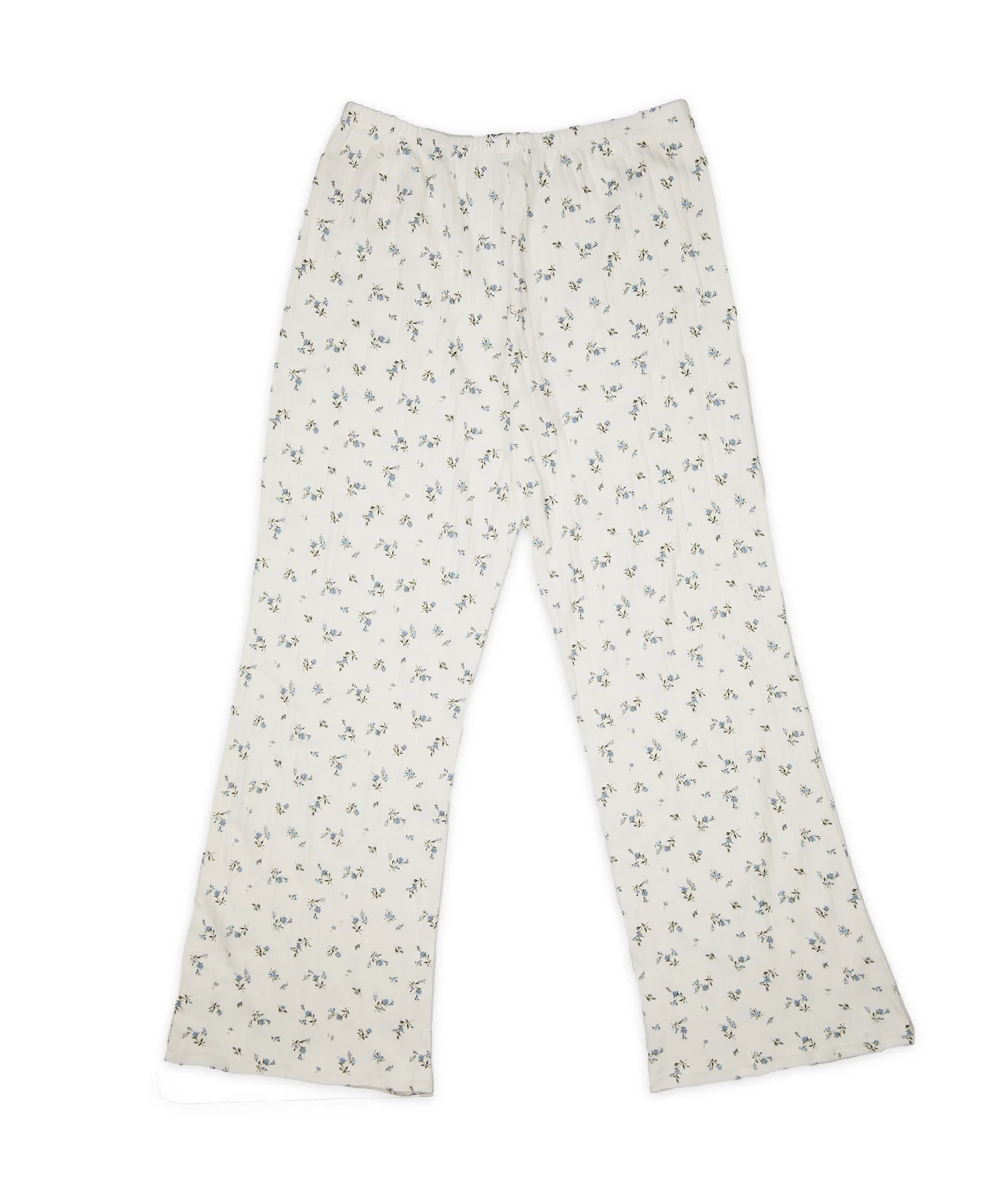 8apart Women Hayes Blue Floral Pointelle Pants - Image 4