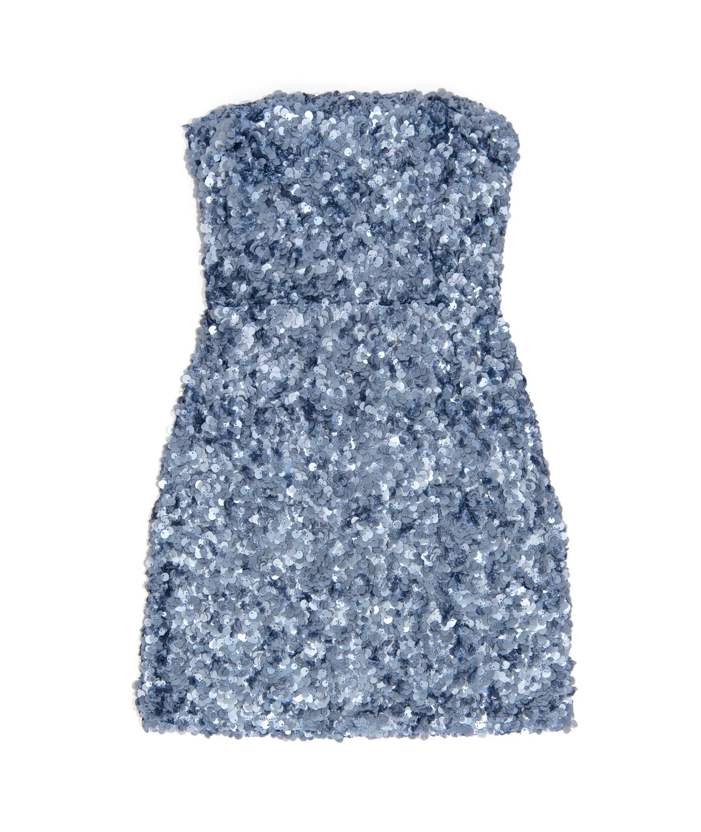 8apart Women Nadia Sequin Strapless Mini Dress Blue - Image 4