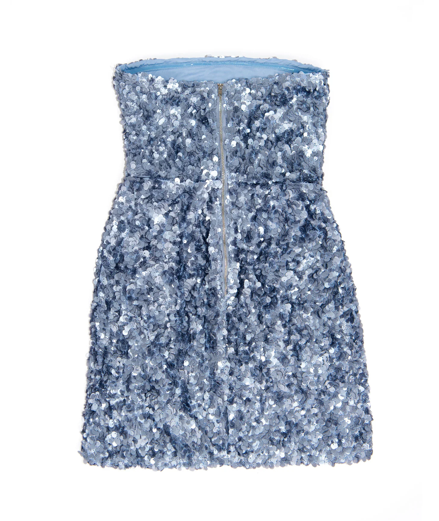 8apart Women Nadia Sequin Strapless Mini Dress Blue - Image 5