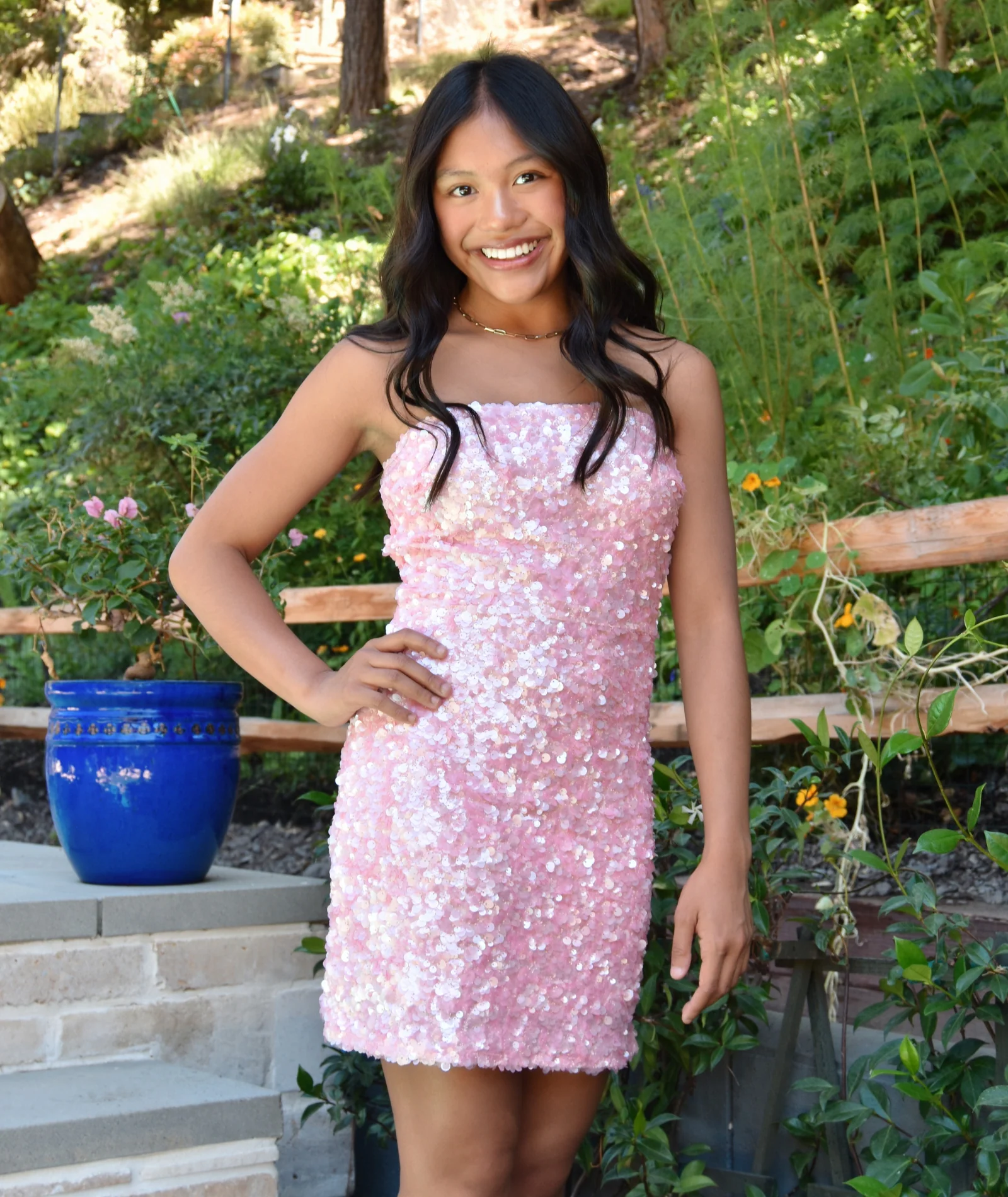 8apart Women Nadia Sequin Strapless Mini Dress - Image 3