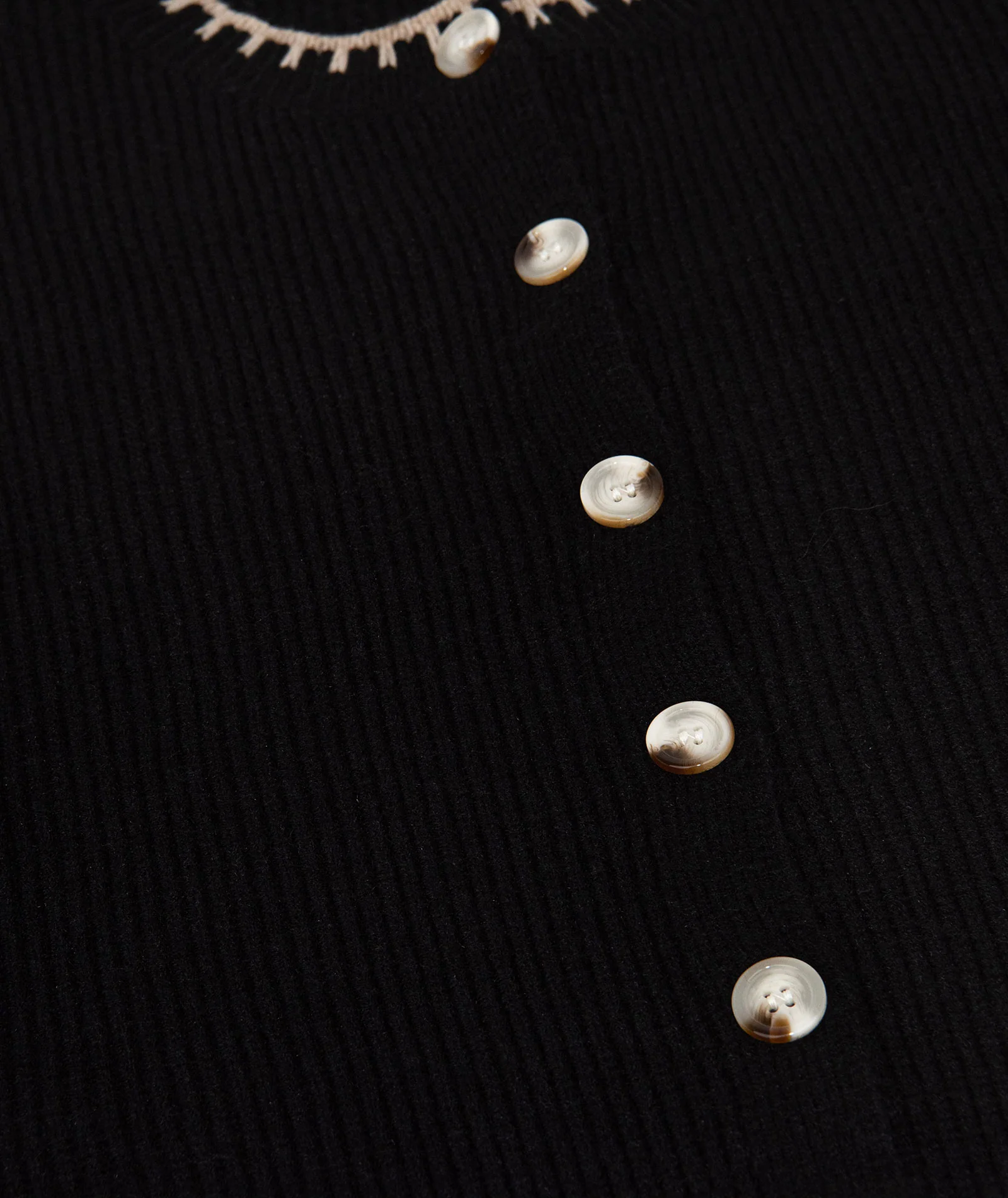 8apart Women Reed Stitch Collar Cardigan - Image 6