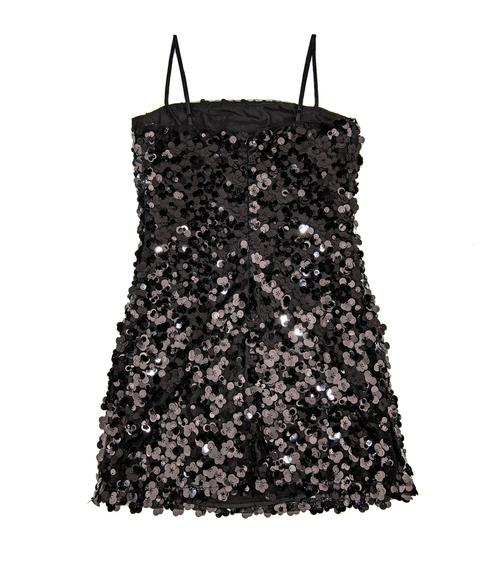 8apart Women Roxie Floral Sequin Mini Dress Black - Image 4