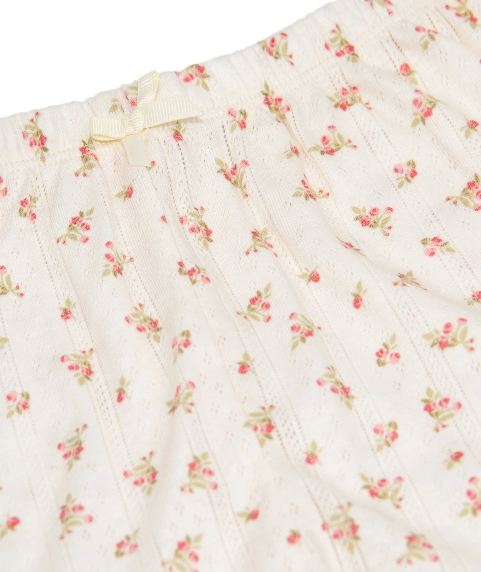 8apart Women Tommie Red Floral Ribbon Bow Shorts - Image 6