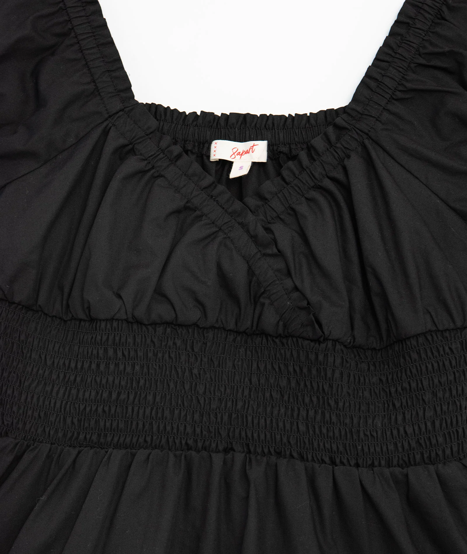 8apart Women Virginia Black Smocked Dress - Image 6