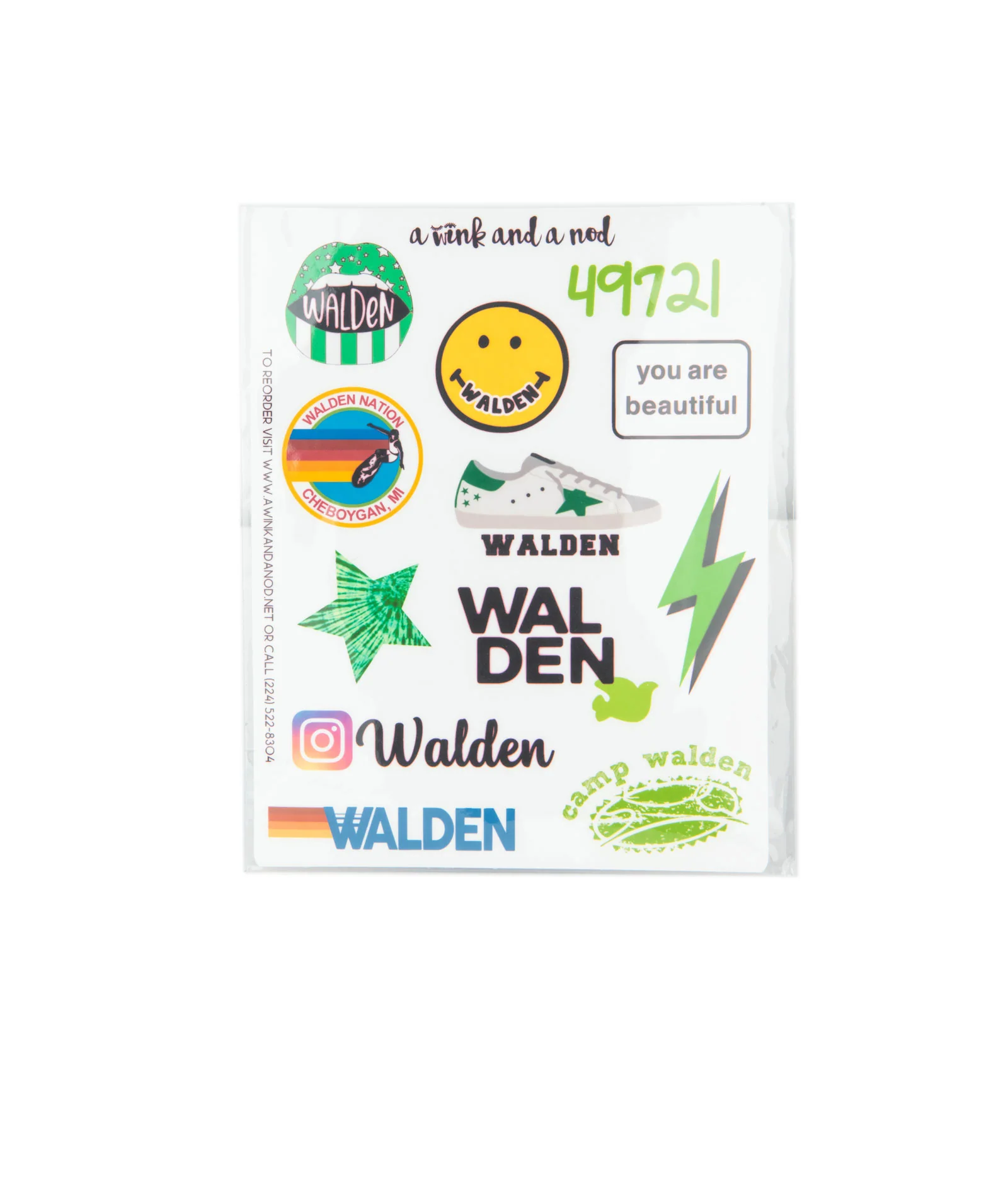 A Wink and a Nod Vinyl Sticker Set of 12 - Image 7