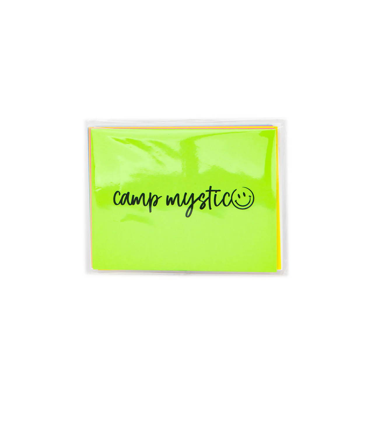 A Wink and a Nod Folded Neon Notecards Pack of 8 - Image 3