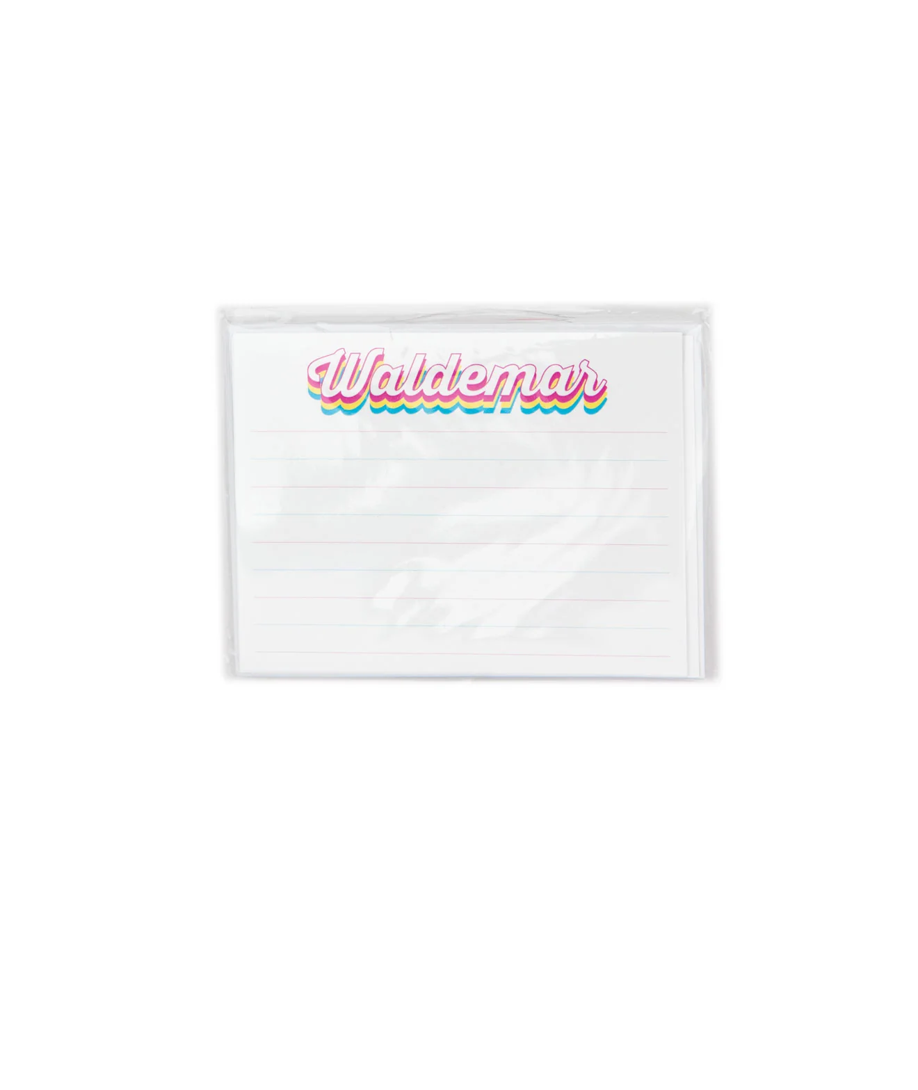 A Wink and a Nod Groovy Lined Flat Notecards Pack of 8 - Image 3