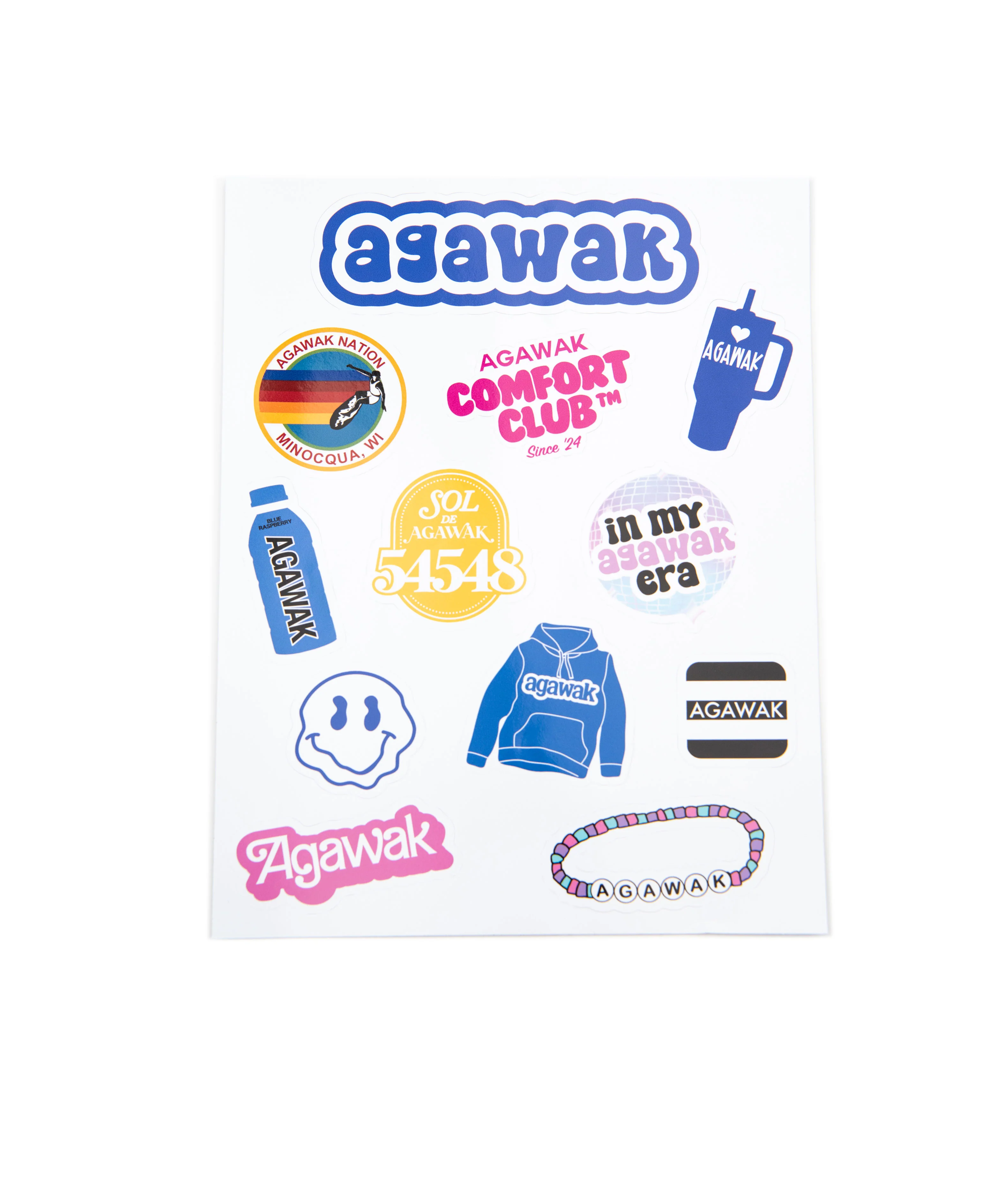 Camp Name Vinyl Sticker Set of 12 - Image 3