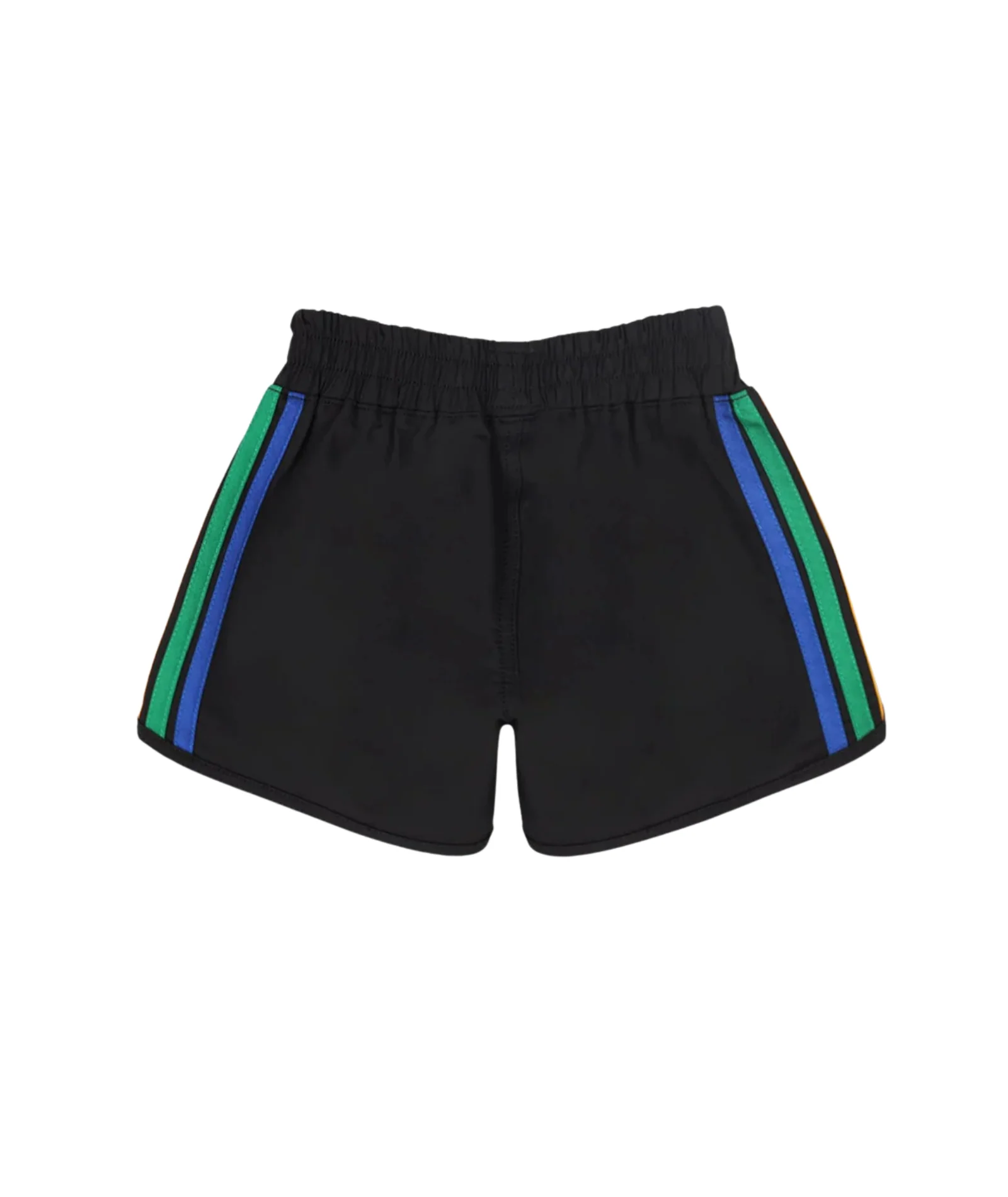 Aviator Nation Kids 5 Stripe Flex Jogger Shorts Black - Image 3