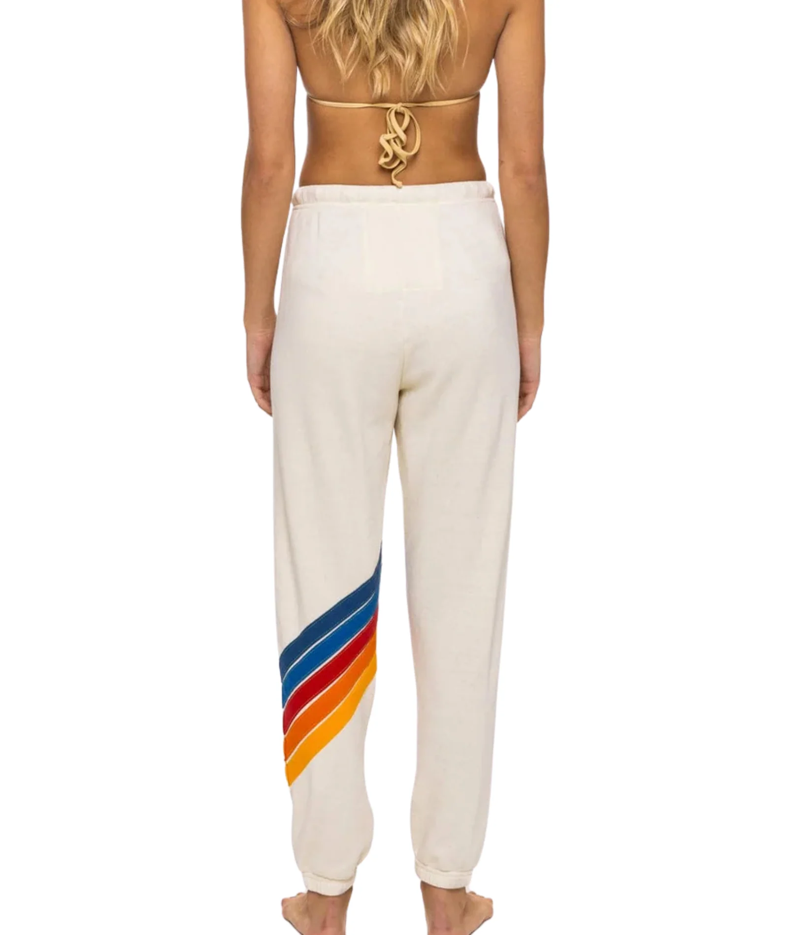 Aviator Nation Women All Seasons Circle Chevron Sweatpants - Image 3