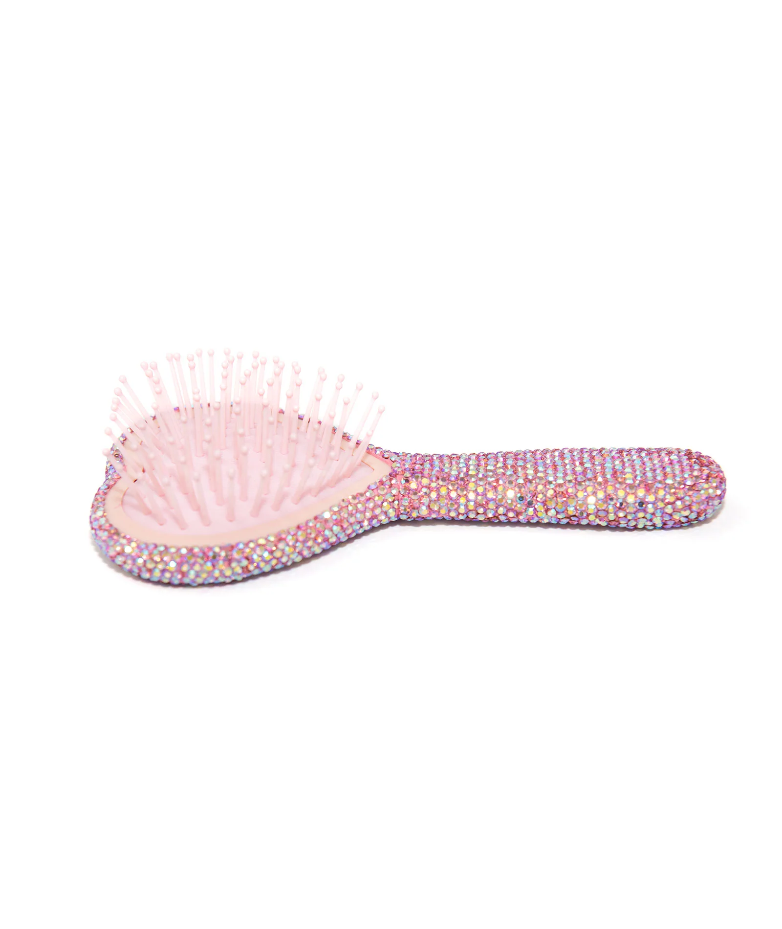 Bari Lynn Full Crystal Heart Brush