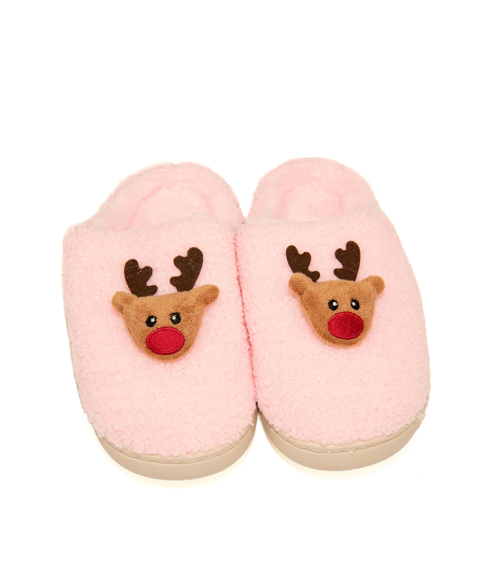 Bari Lynn Reindeer Slippers