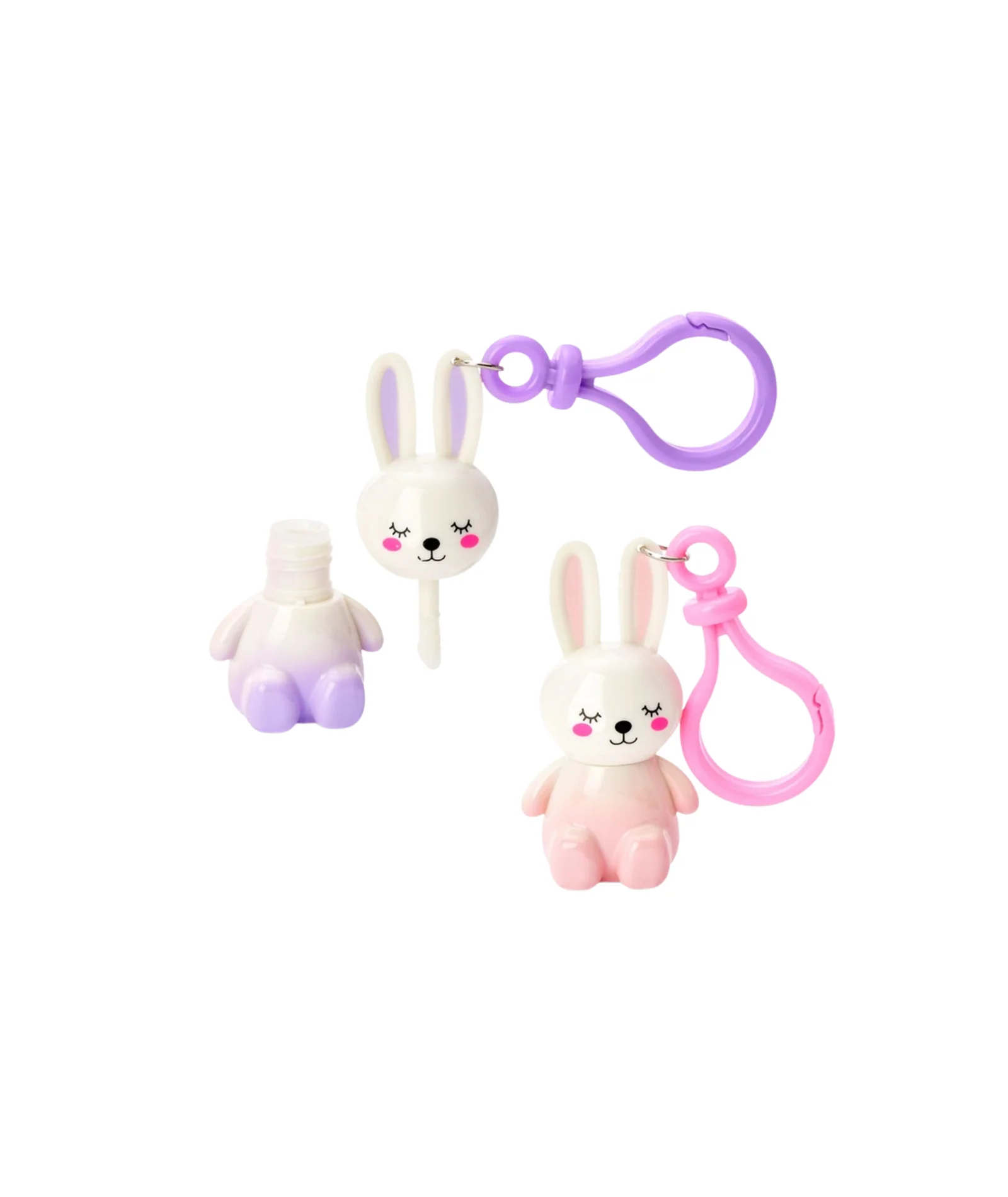 Bunny Besties Lip Gloss Key Chain - Image 3