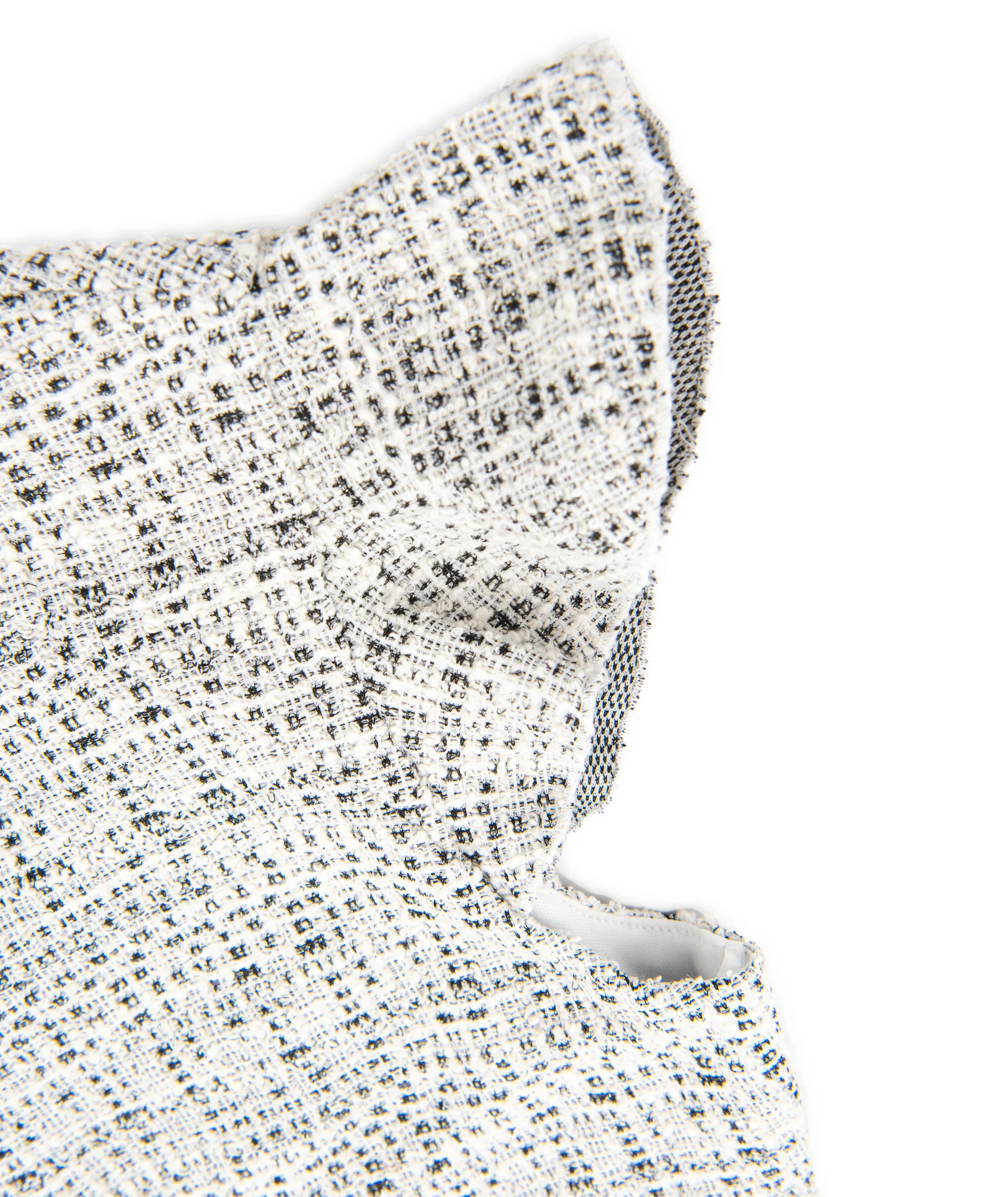 By Debra Girls Milly Black/White New Boucle Flutter Sleeve Sheath Dress - Image 3