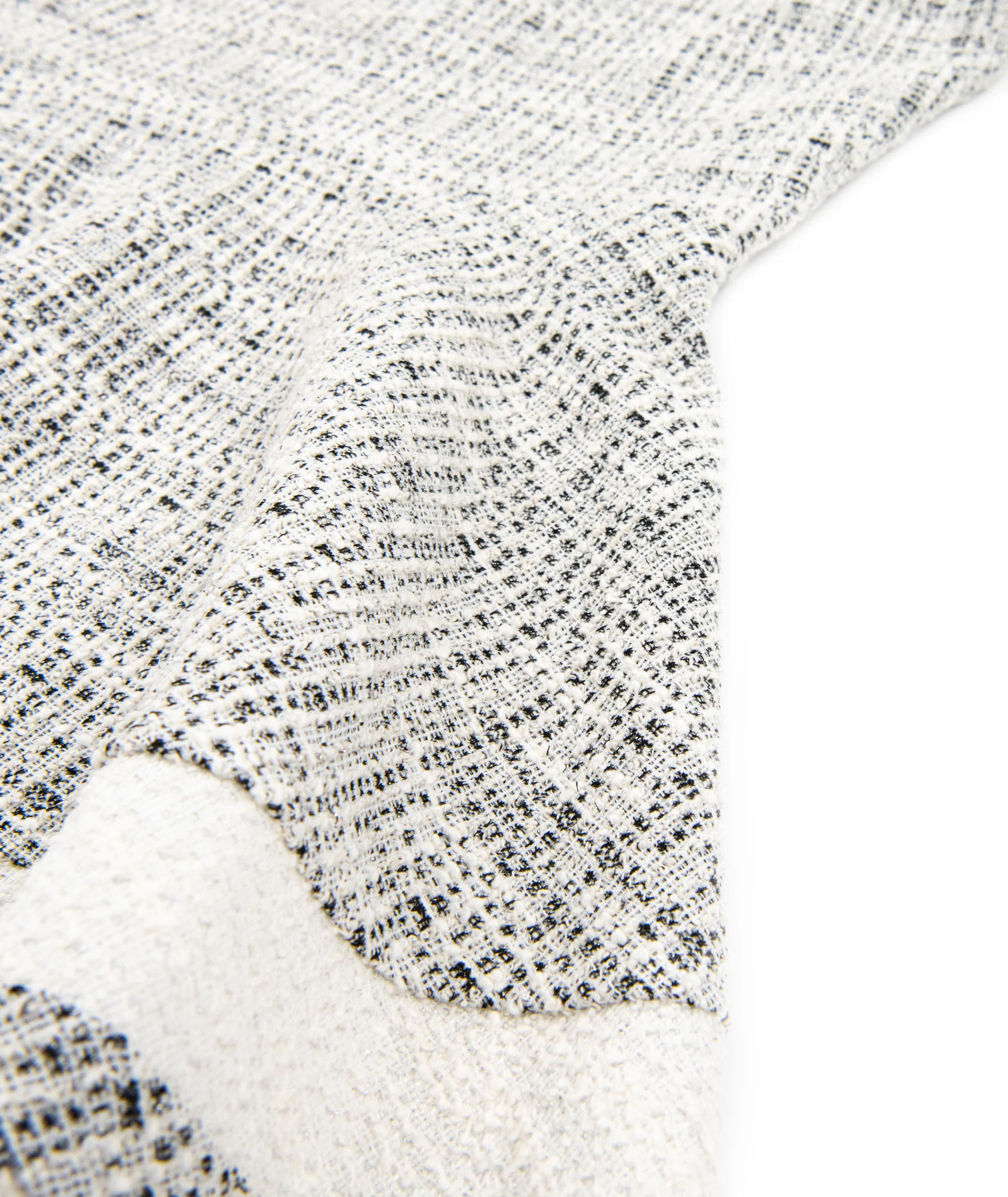By Debra Girls Lou Black/White New Boucle Short Sleeve Striped Bottom Dress - Image 3