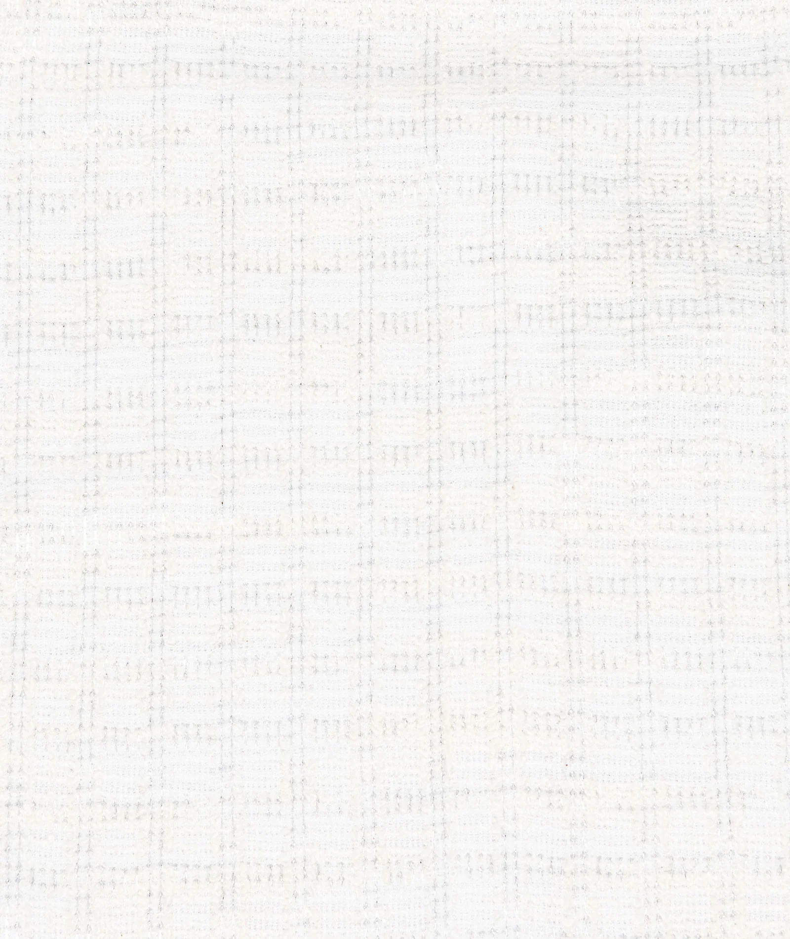 By Debra Girls Cara White/Silver Boucle Straight Strap Dress - Image 3