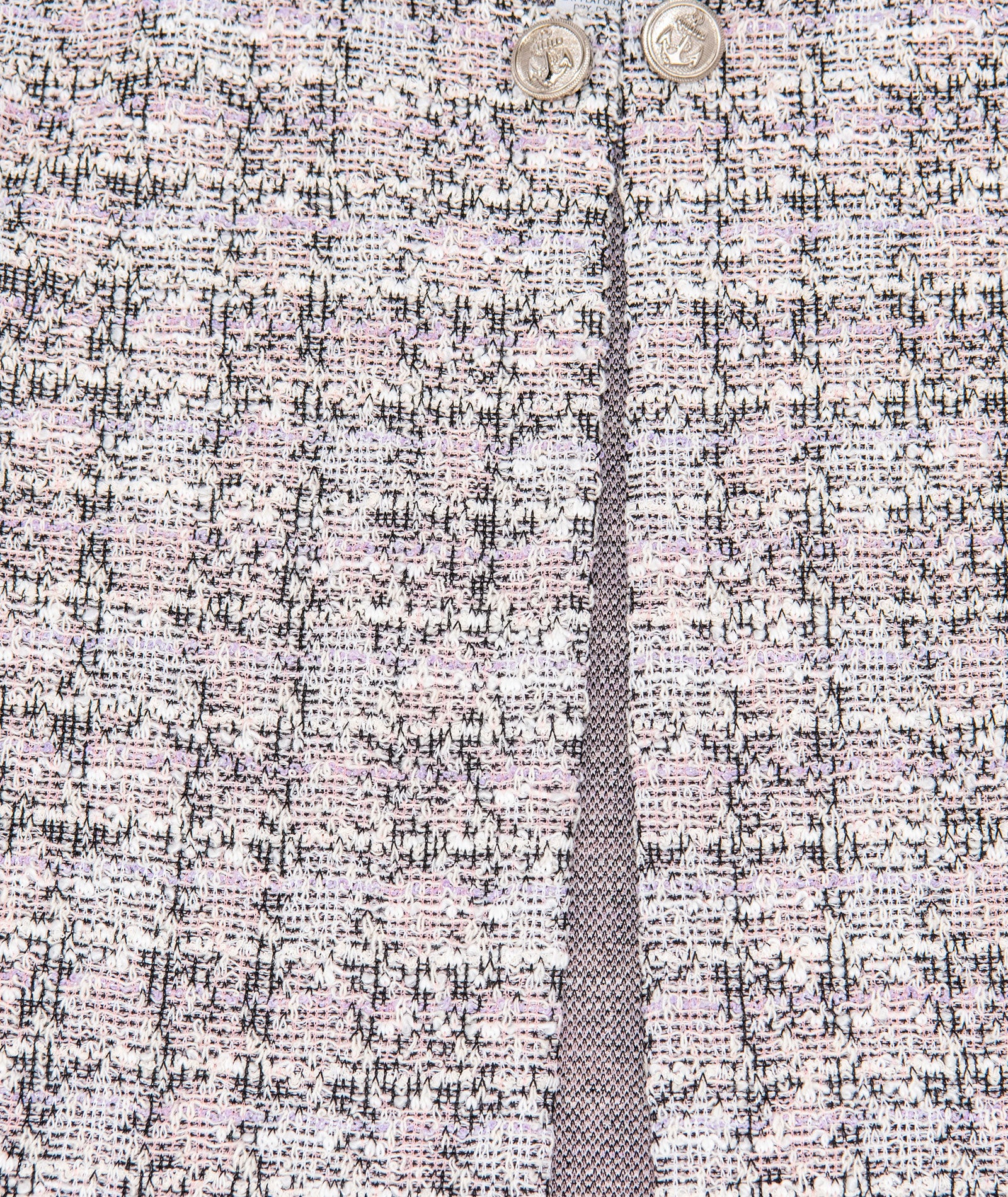 By Debra Girls Jackie Pink/White/Black Boucle Jacket - Image 2
