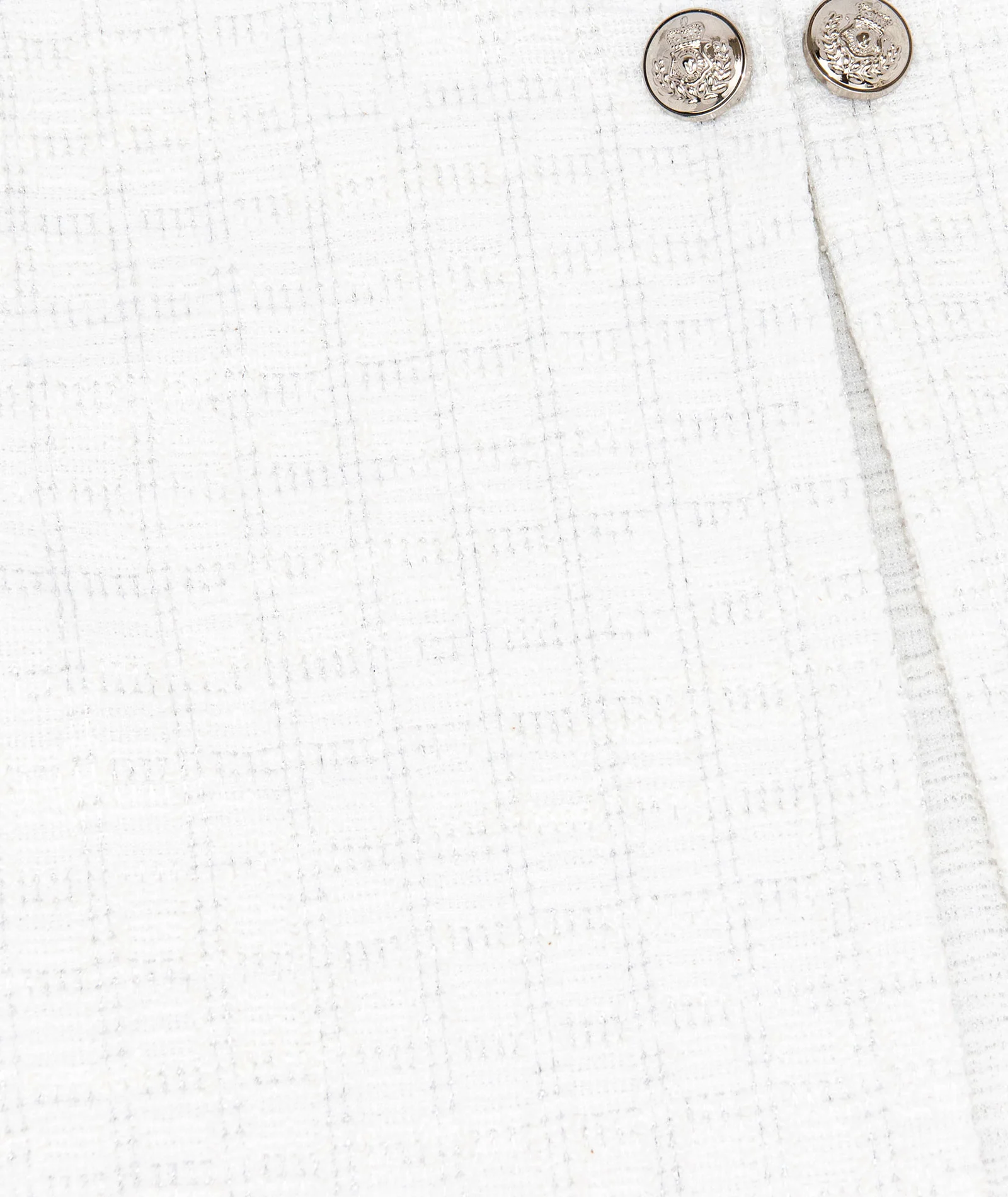 By Debra Girls Jackie White/Silver Boucle Jacket - Image 2