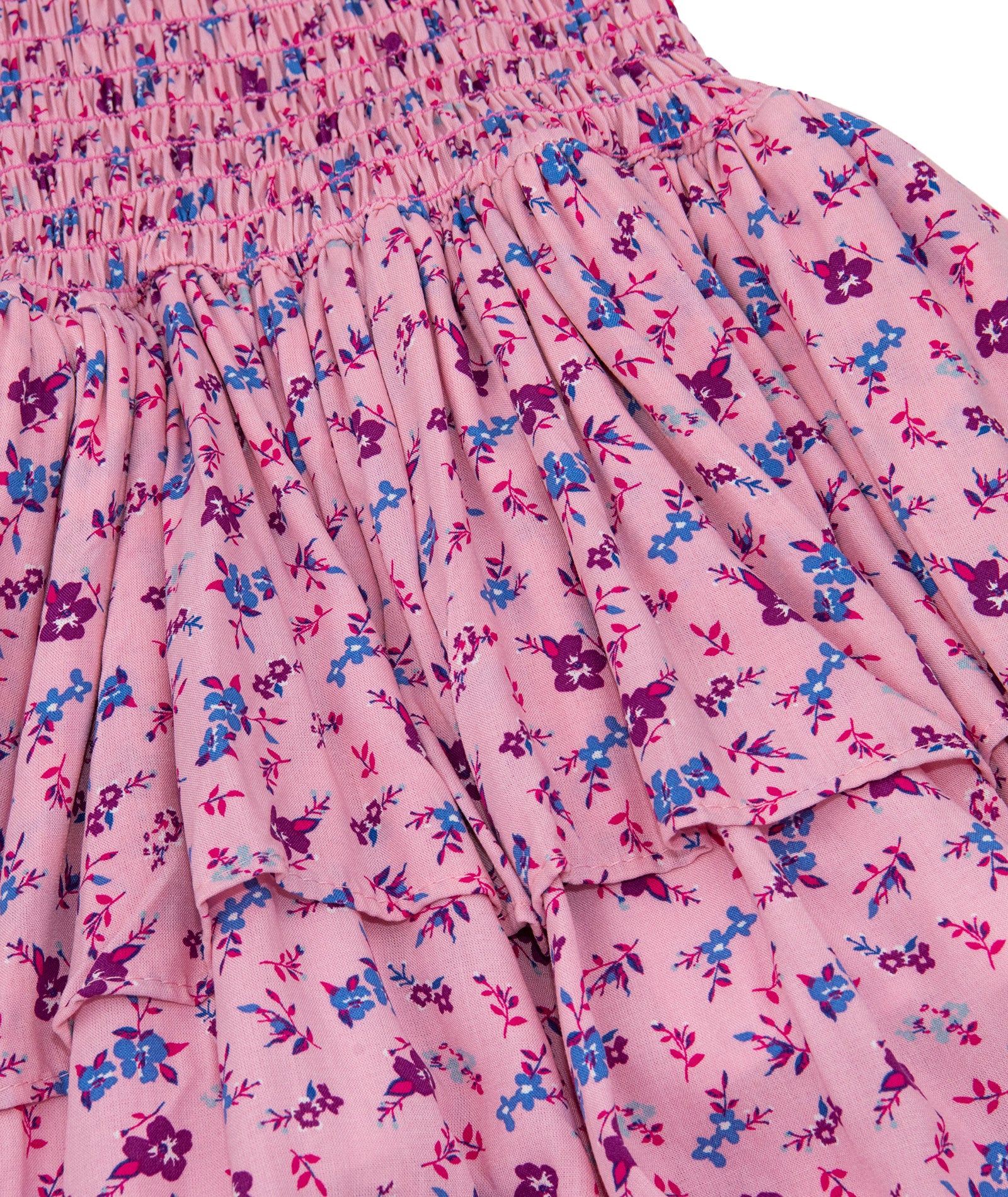 Cheryl Creations Girls Pink Floral Ettie Dress - Image 2