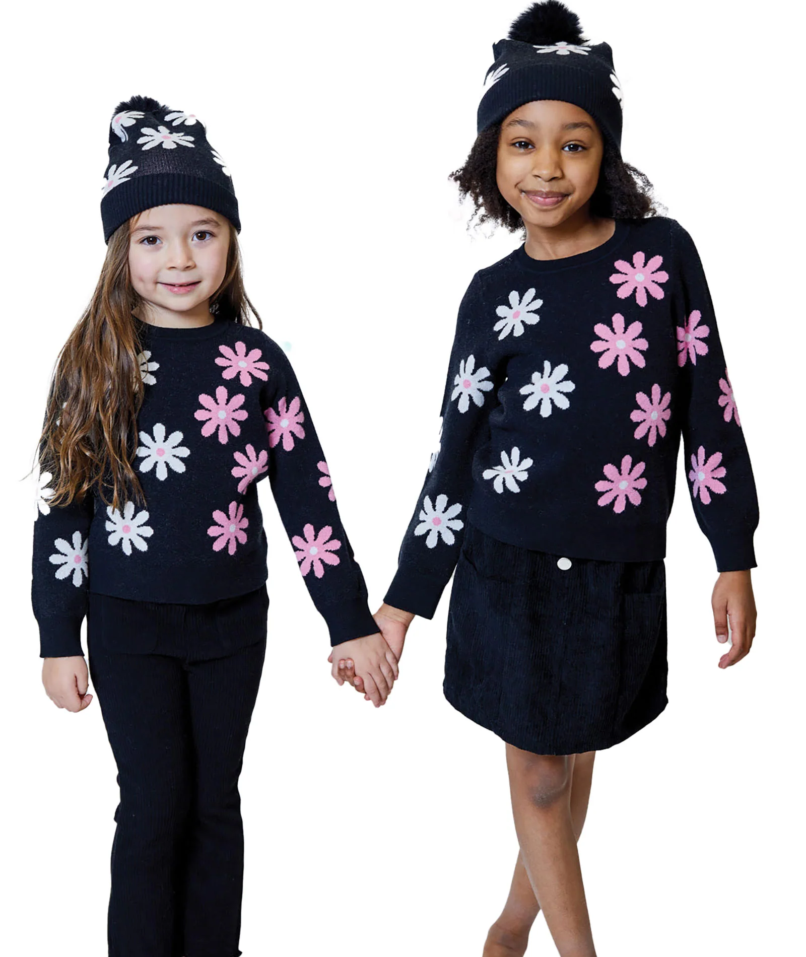 Design History Girls Beanie Black Combo - Image 2
