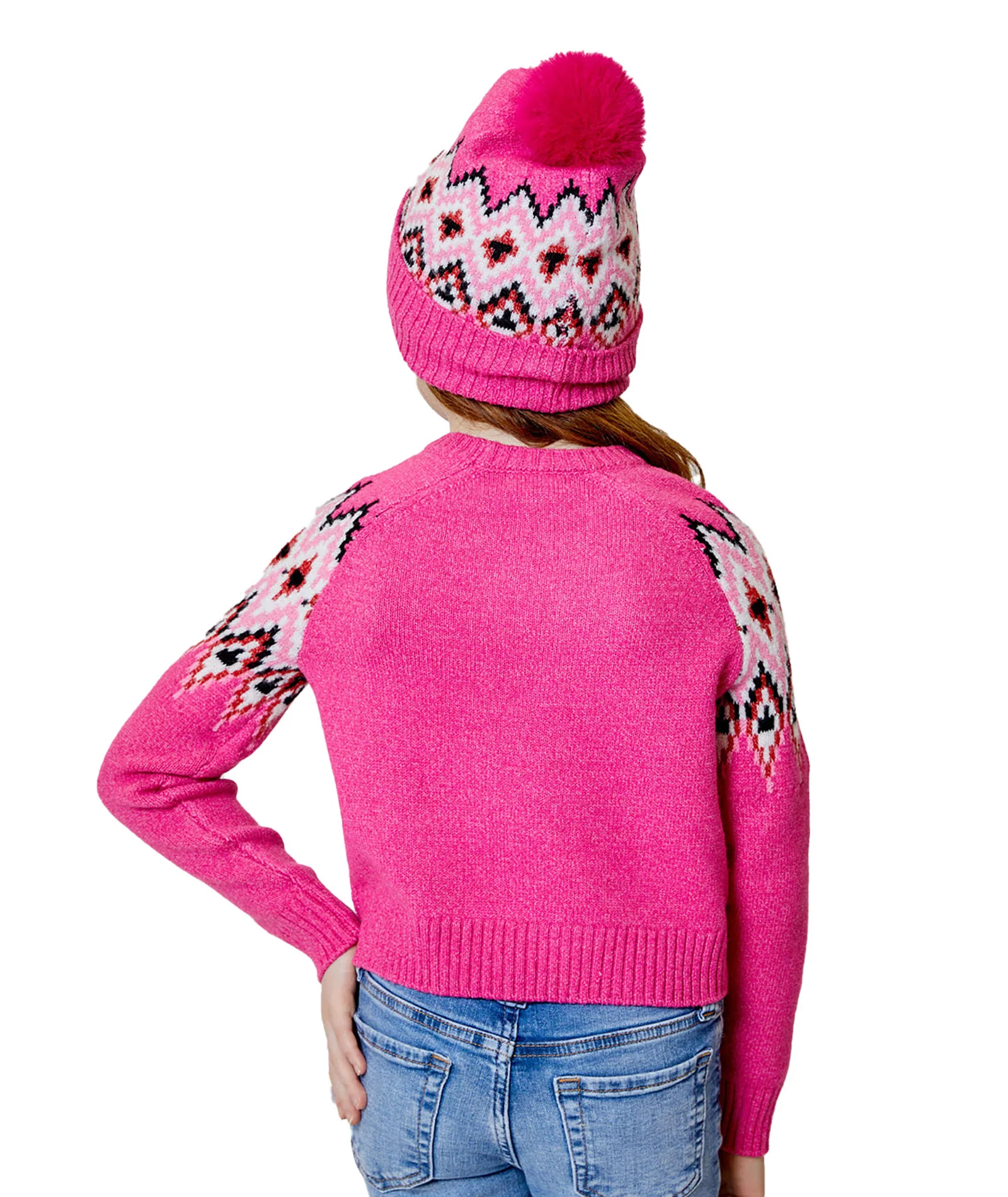 Design History Girls Beanie Pink Dream Combo - Image 2