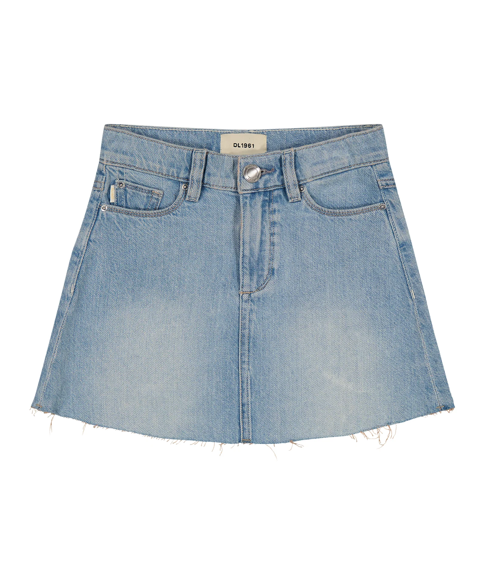 DL1961 Girls Jenny Lakefront Aura Mini Skirt - Image 6
