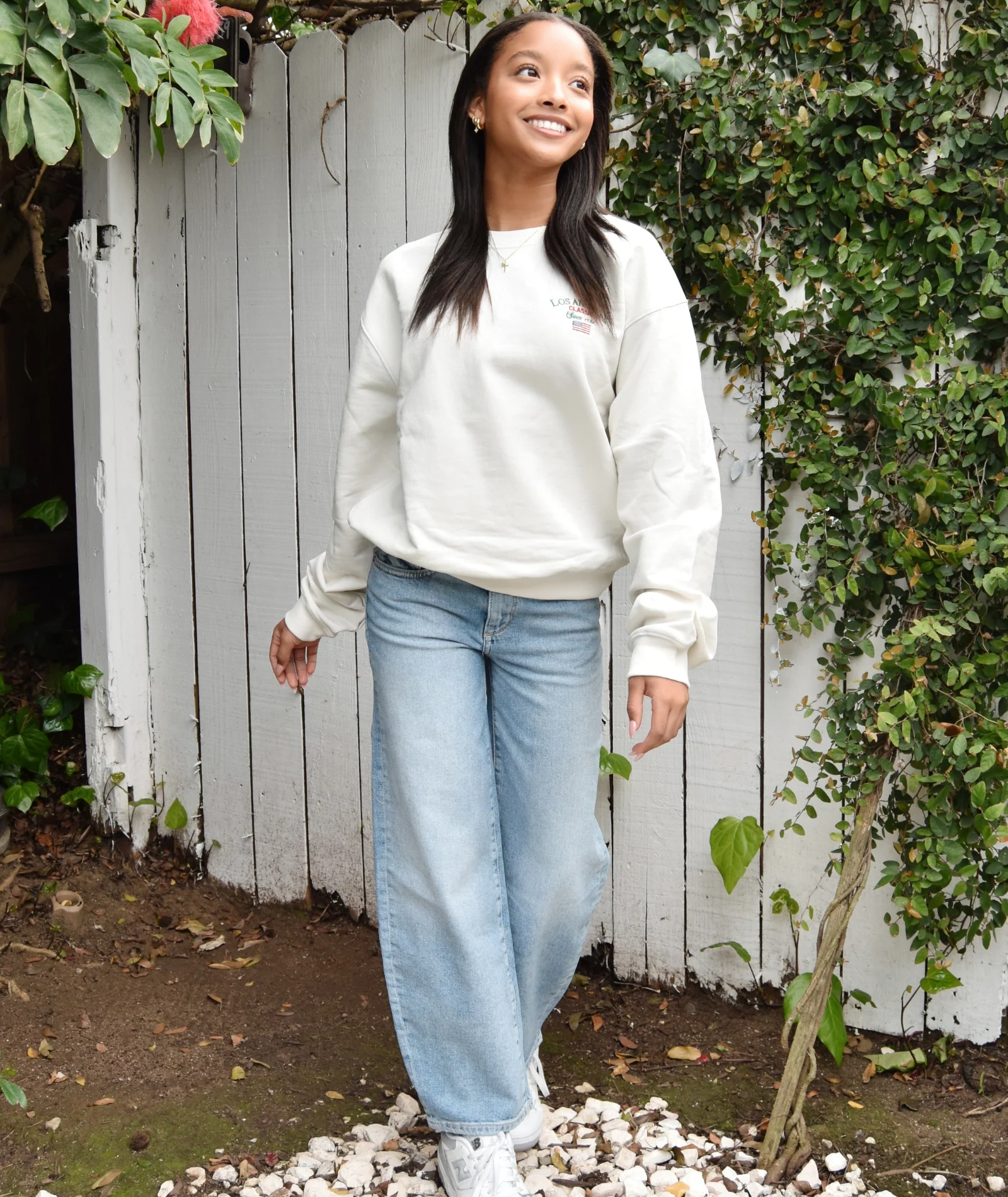 DL1961 Girls Lilia Island Park Barrel Leg Jeans - Image 5