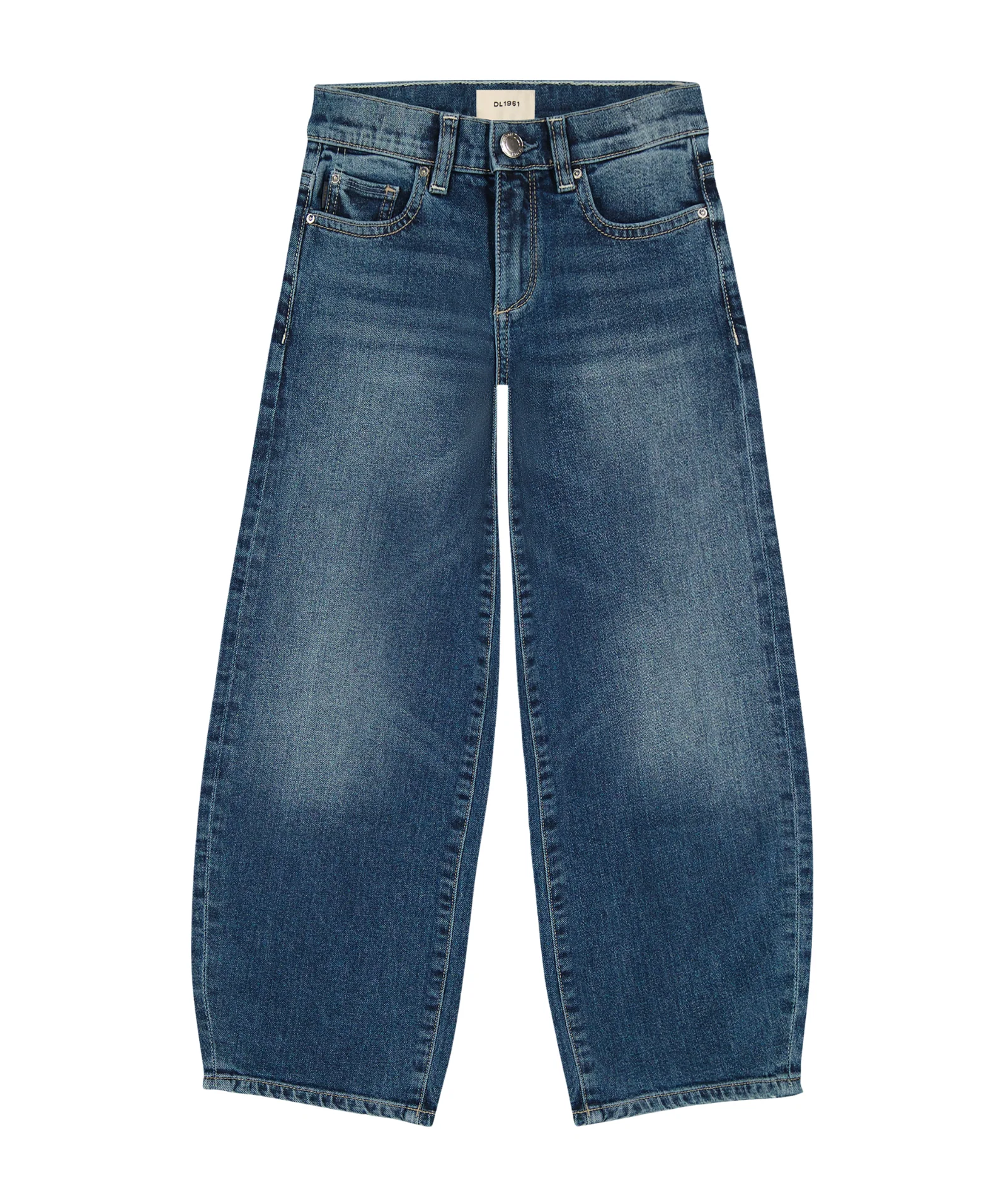 DL1961 Girls Lilia Seagate Barrel Leg Jeans - Image 3