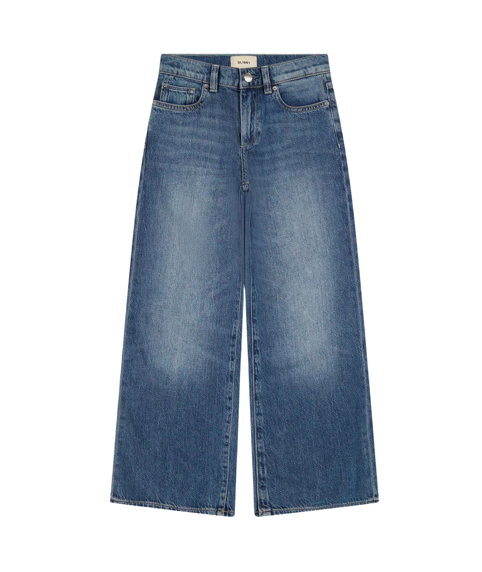 DL1961 Girls Nini Rhone Aura Wide Leg Jeans - Image 3