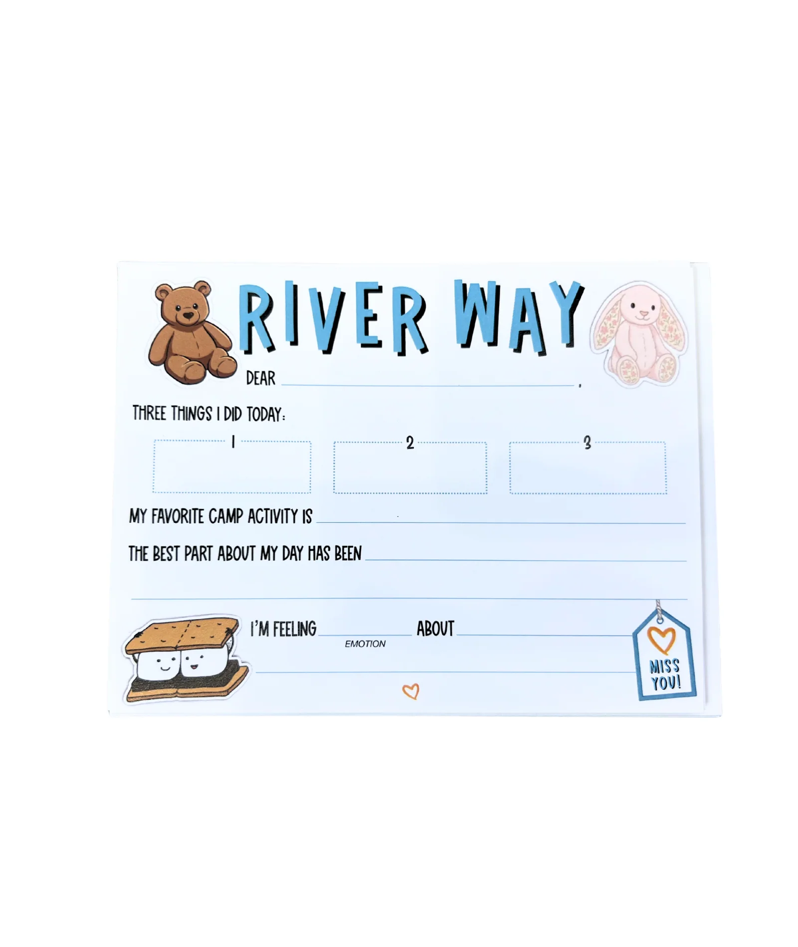 Don't Be Jelly Camp Name Fill In Notecards Pack of 8 - Image 6