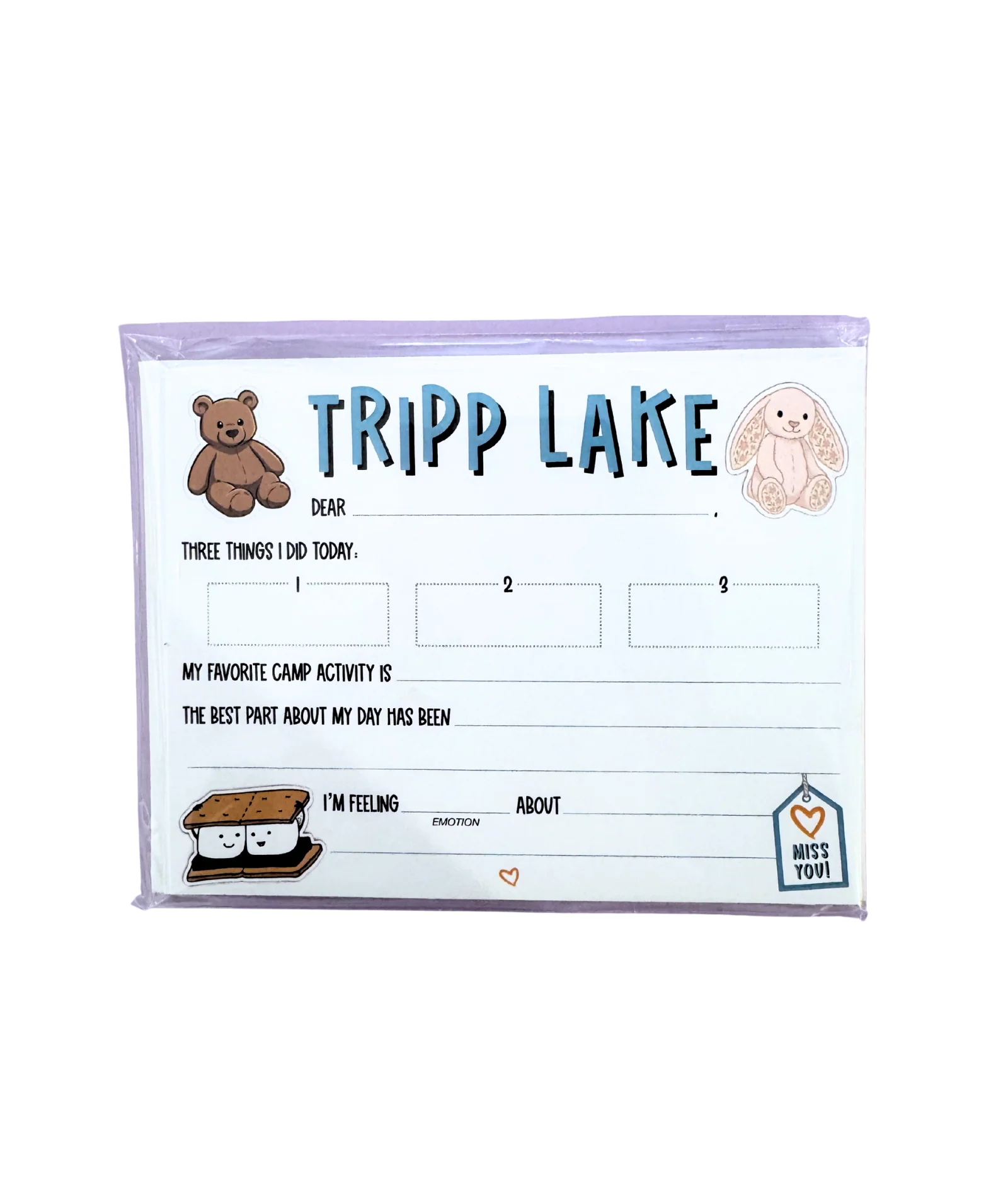 Don't Be Jelly Camp Name Fill In Notecards Pack of 8 - Image 7