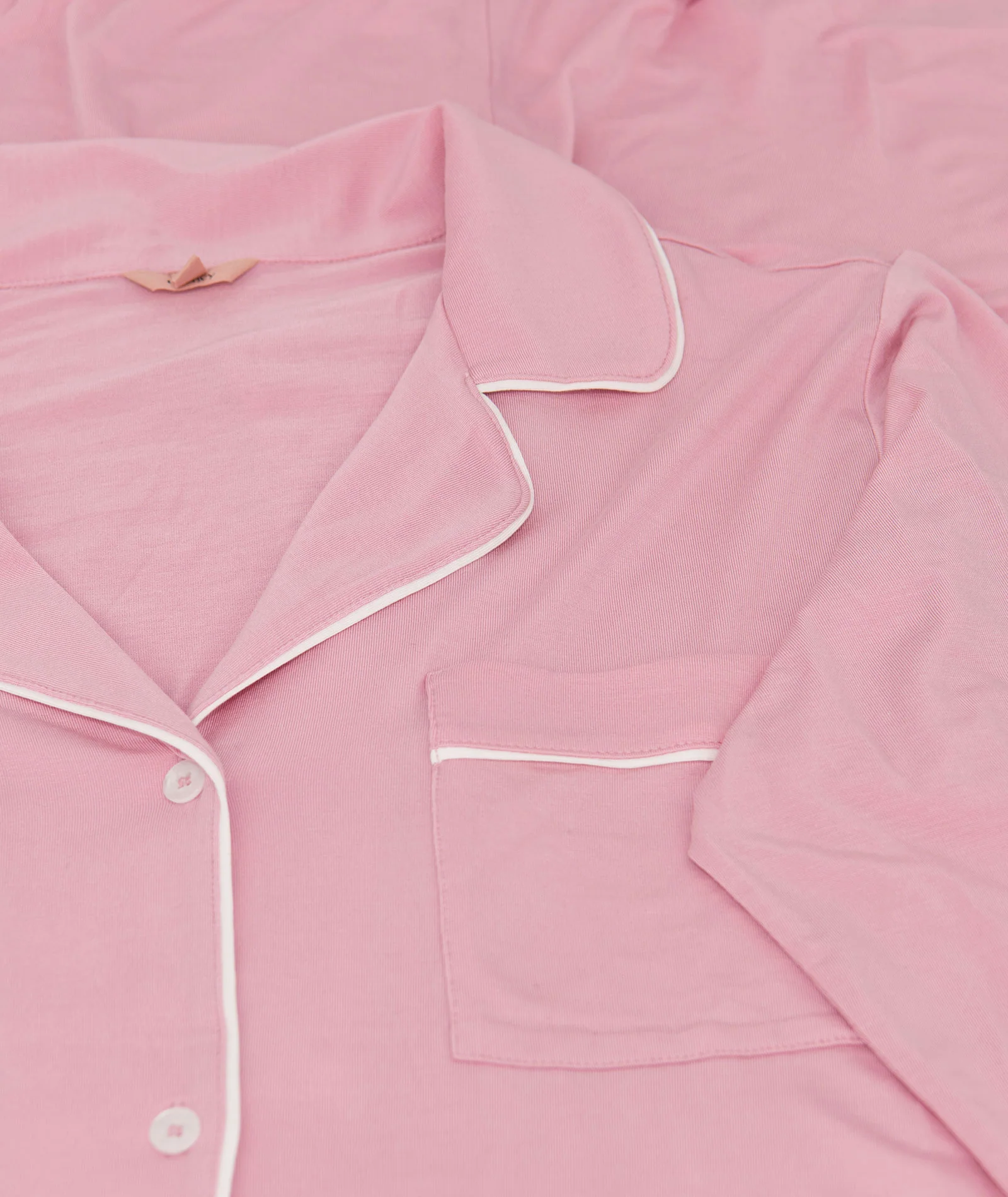 Eberjey Women Gisele Long PJ Set Pink Nectar/Ivory - Image 2