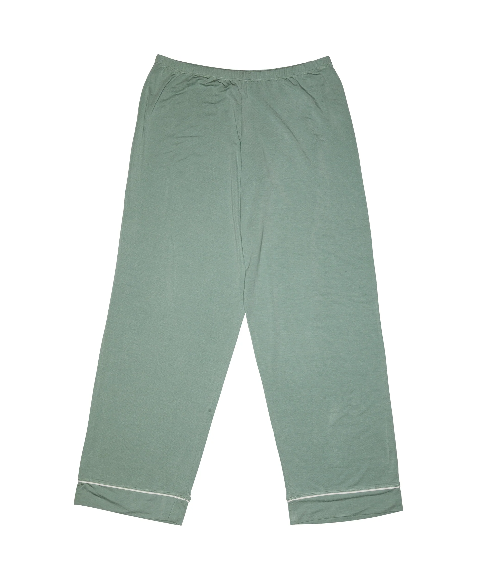 Eberjey Women Gisele Short Sleeve Pant PJ Set Eucalyptus/Ivory - Image 4