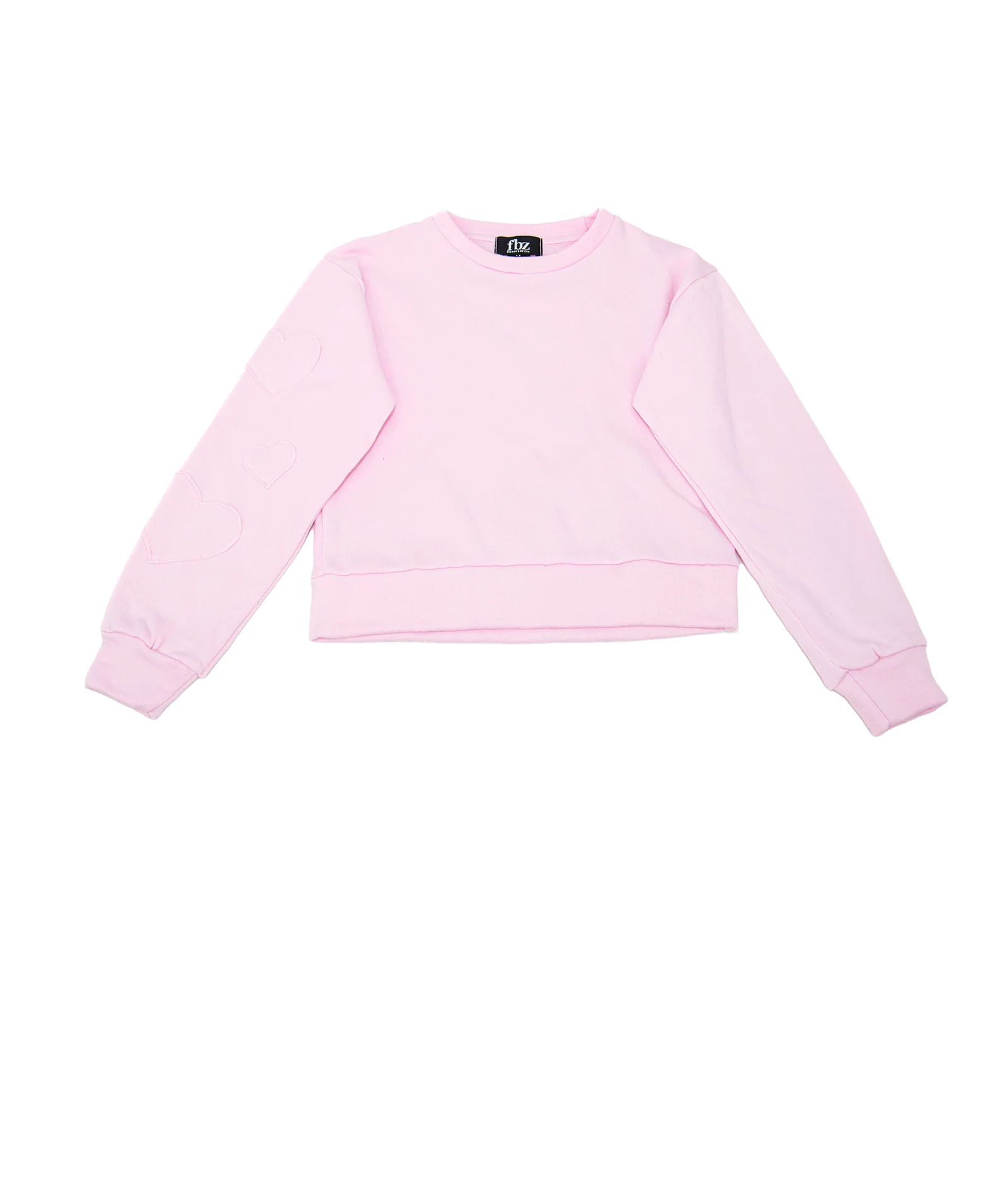 FBZ Girls Annie Pink Heart Sweatshirt - Image 4