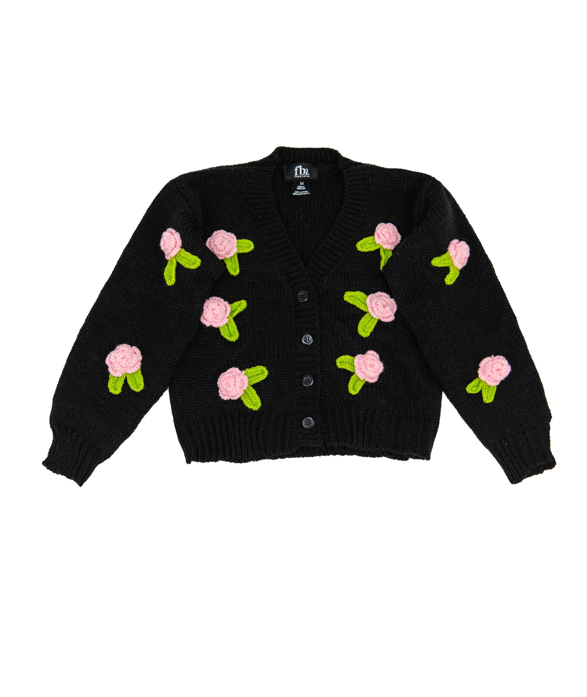 FBZ Girls Chandler Flower Cardigan - Image 4