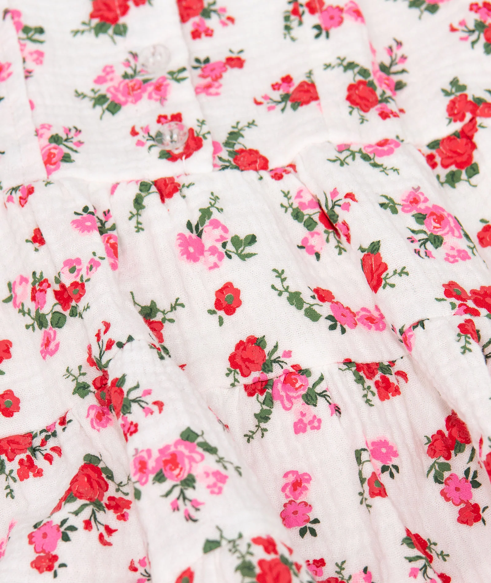 FBZ Girls Dara Red Short Sleeve Floral Dress - Image 7