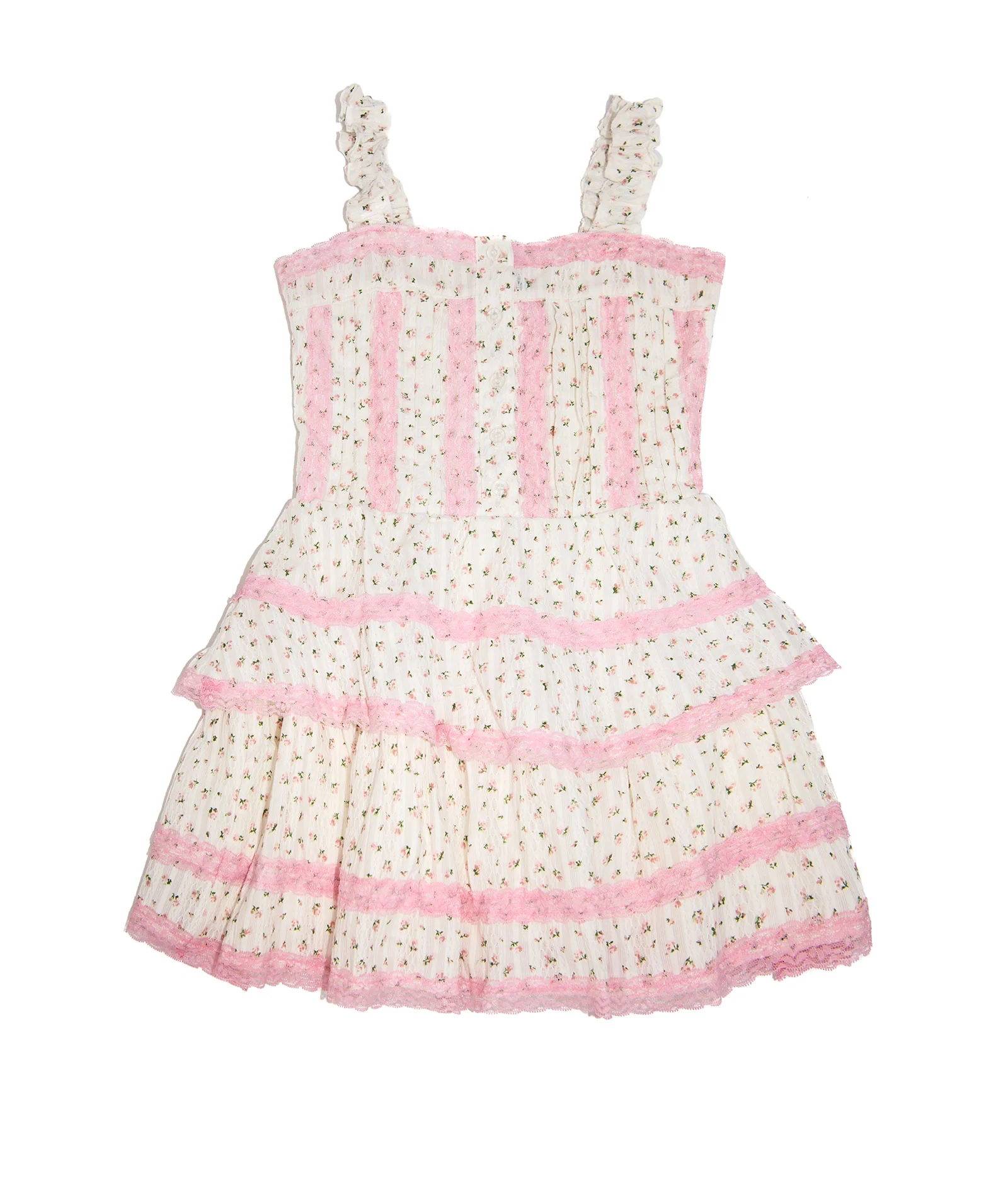 FBZ Girls Fiona Floral Lace Dress - Image 4