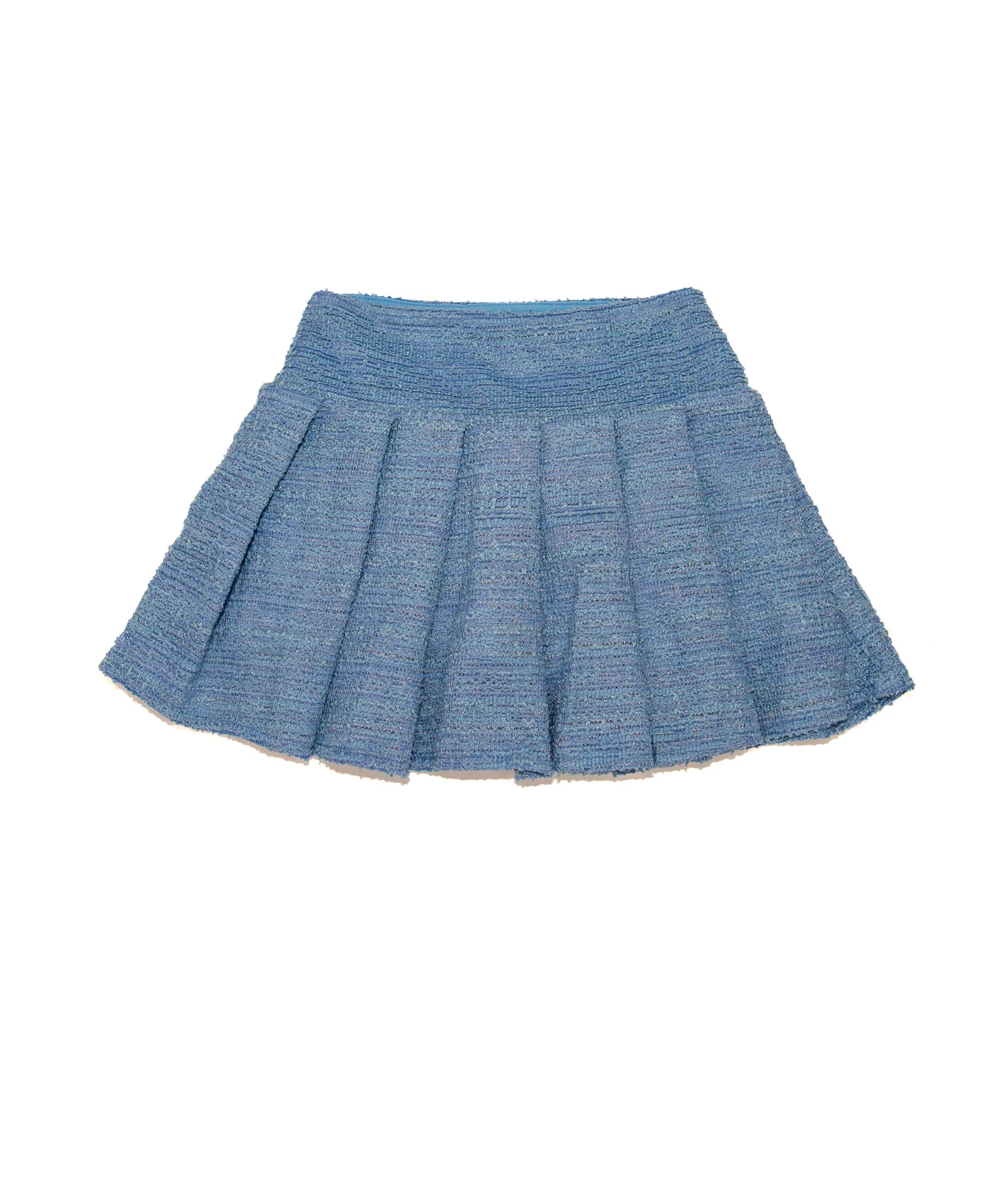 FBZ Girls Giovanna Tweed Pleated Skirt - Image 3