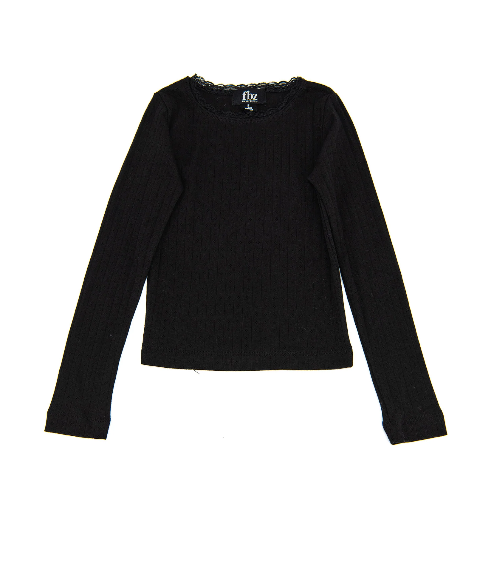 FBZ Girls Honor Pointelle With Lace Top - Image 7