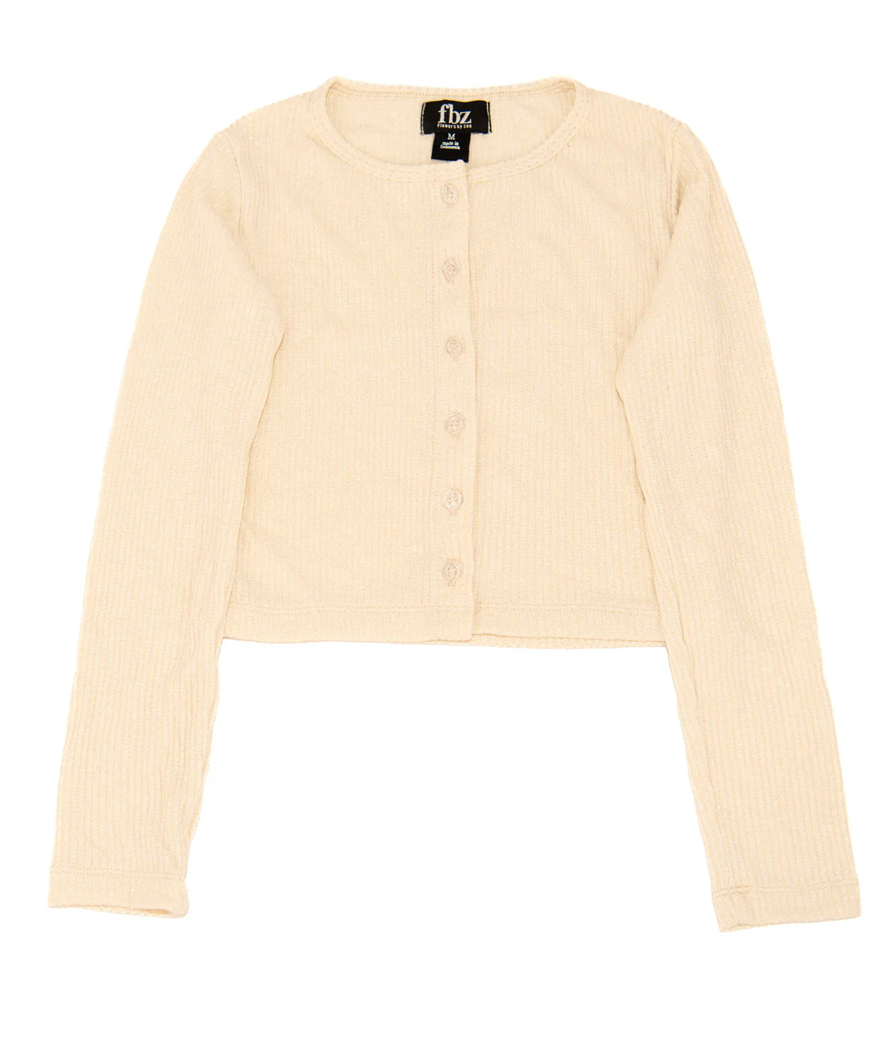FBZ Girls Issey Rib Sparkle Cardigan - Image 4