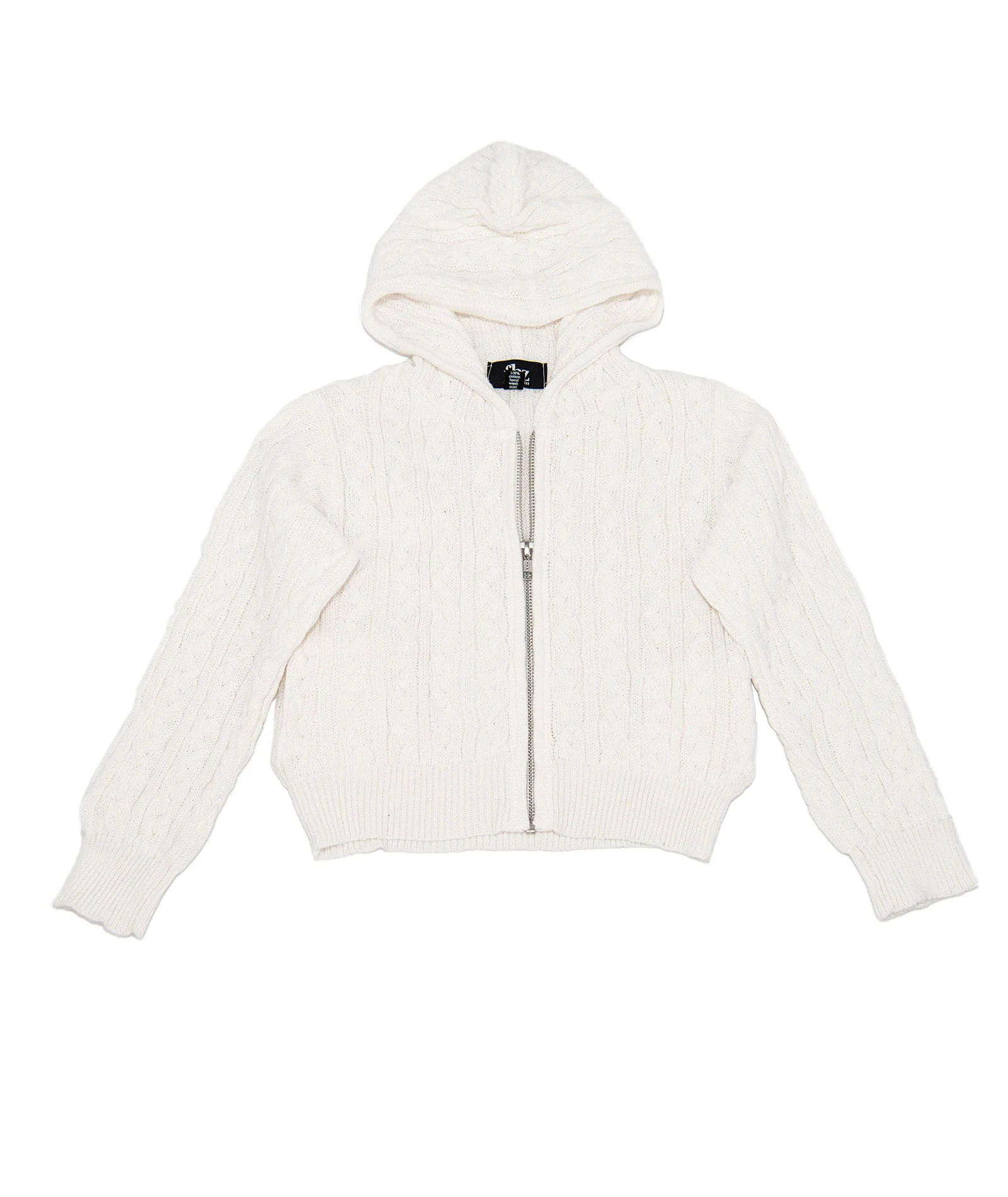 FBZ Girls Karmen Cable Zip Sweater - Image 2