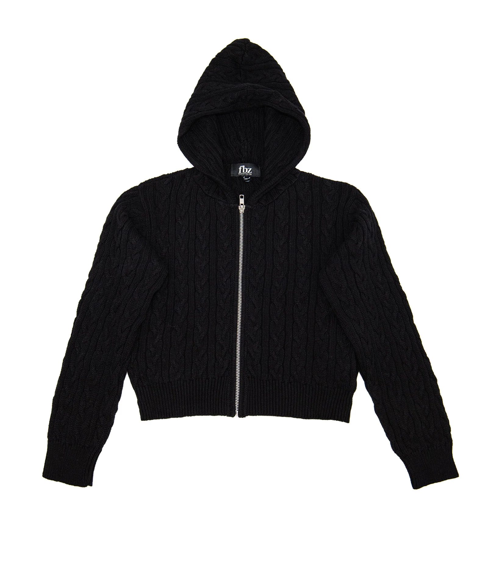 FBZ Girls Karmen Cable Zip Sweater - Image 3