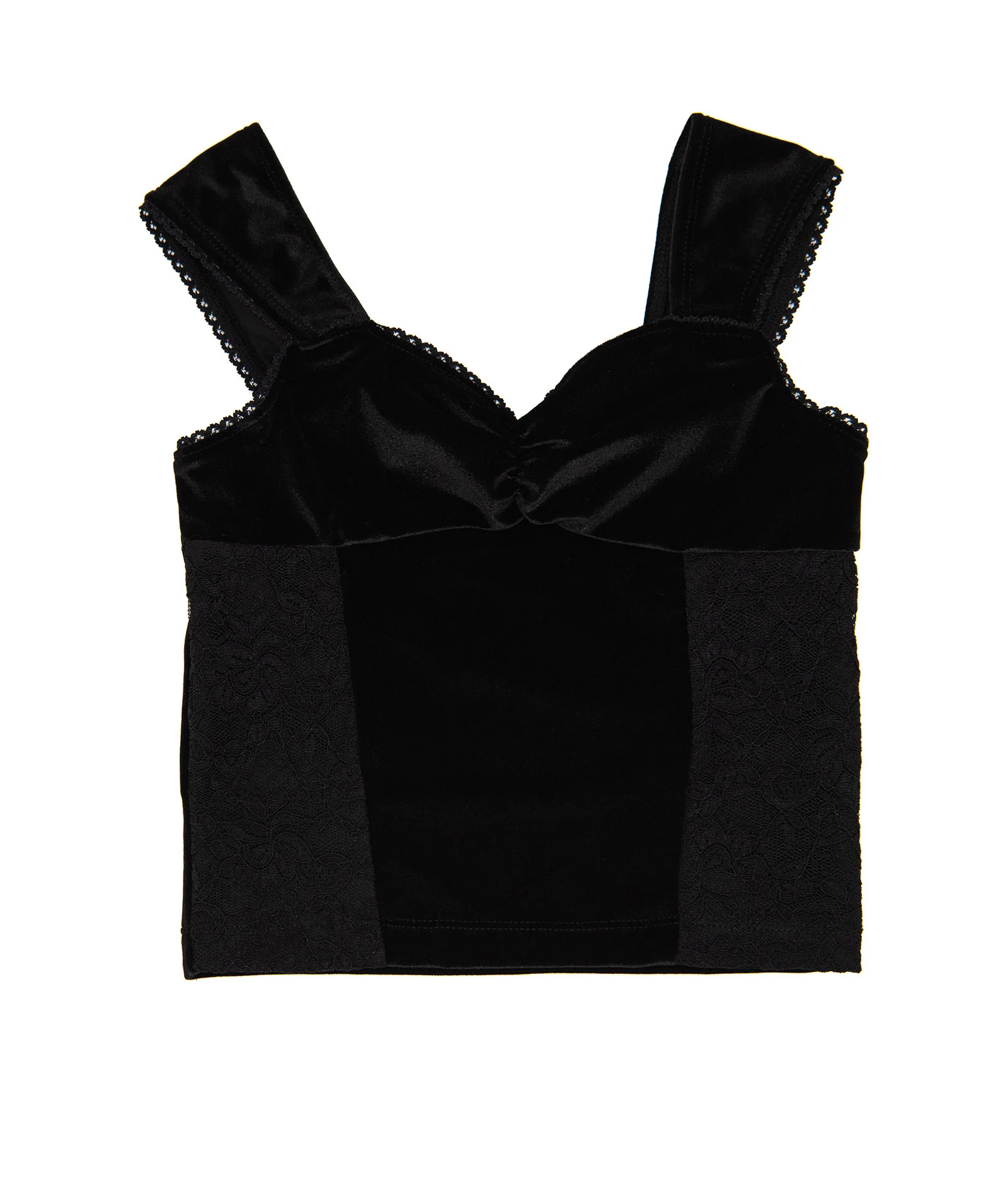 FBZ Girls Olympia Lace/Velvet Top - Image 4