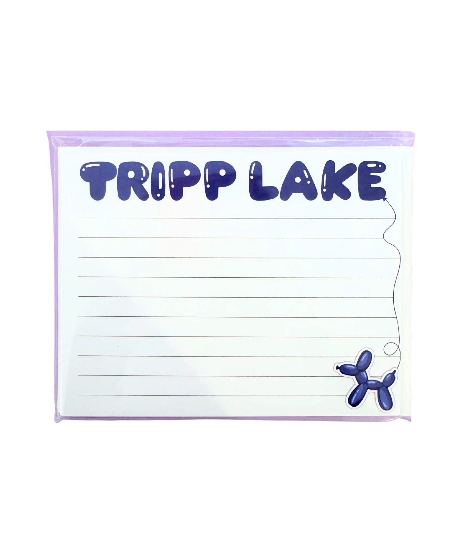 Balloon Doggie Camp Name Lined Notecards Pack of 8 - Image 7