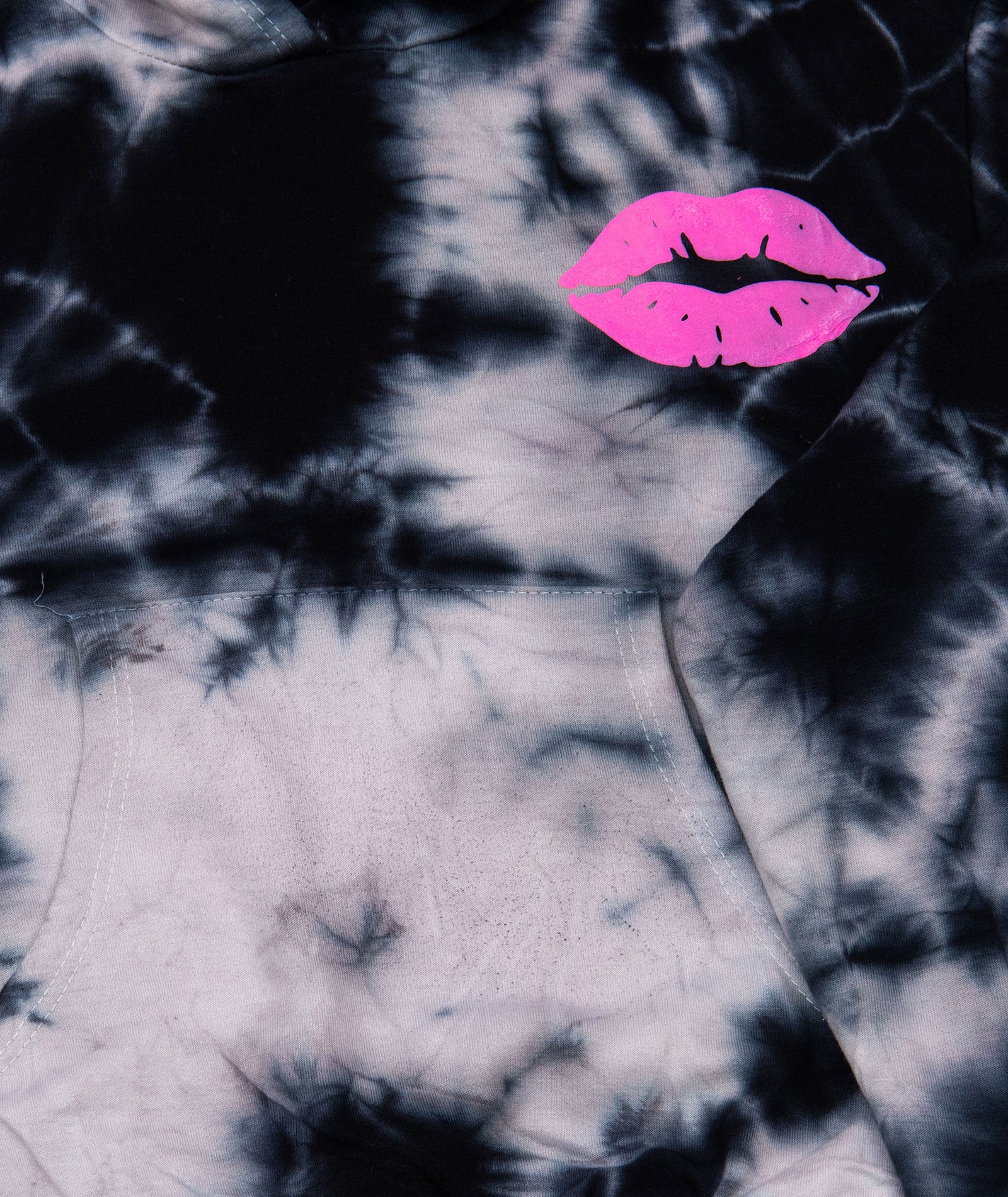 Firehouse Girls Black Cloud Kiss Pocket Hoodie - Image 2