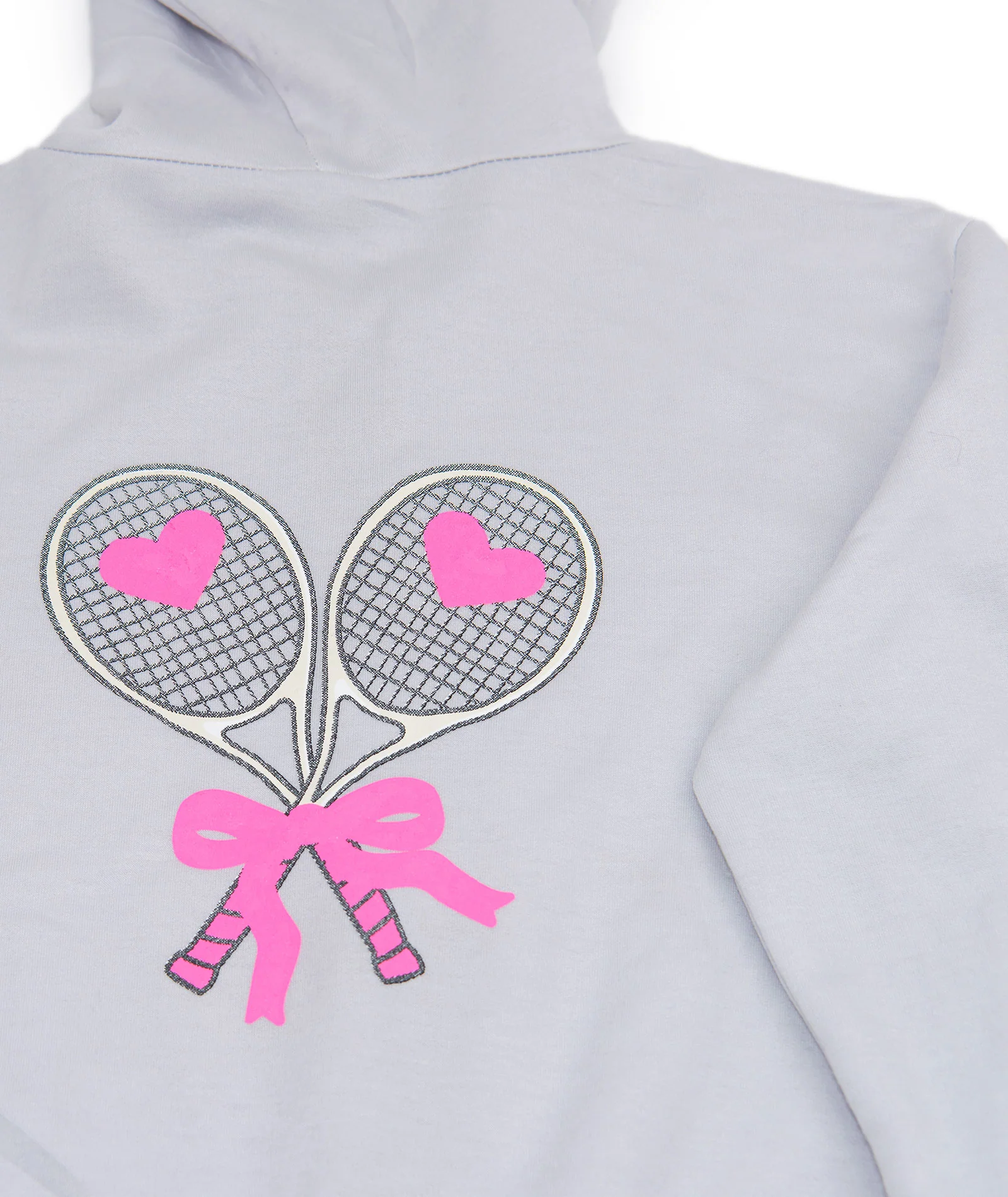Firehouse Girls Carlee Clay Tennis Bow Zip Hoodie - Image 2